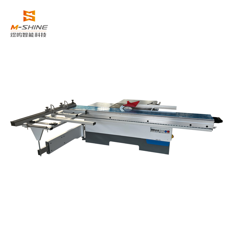 Asistencia en la producción de carpintería JINAN M-SHINE 6132 sierra de mesa deslizante