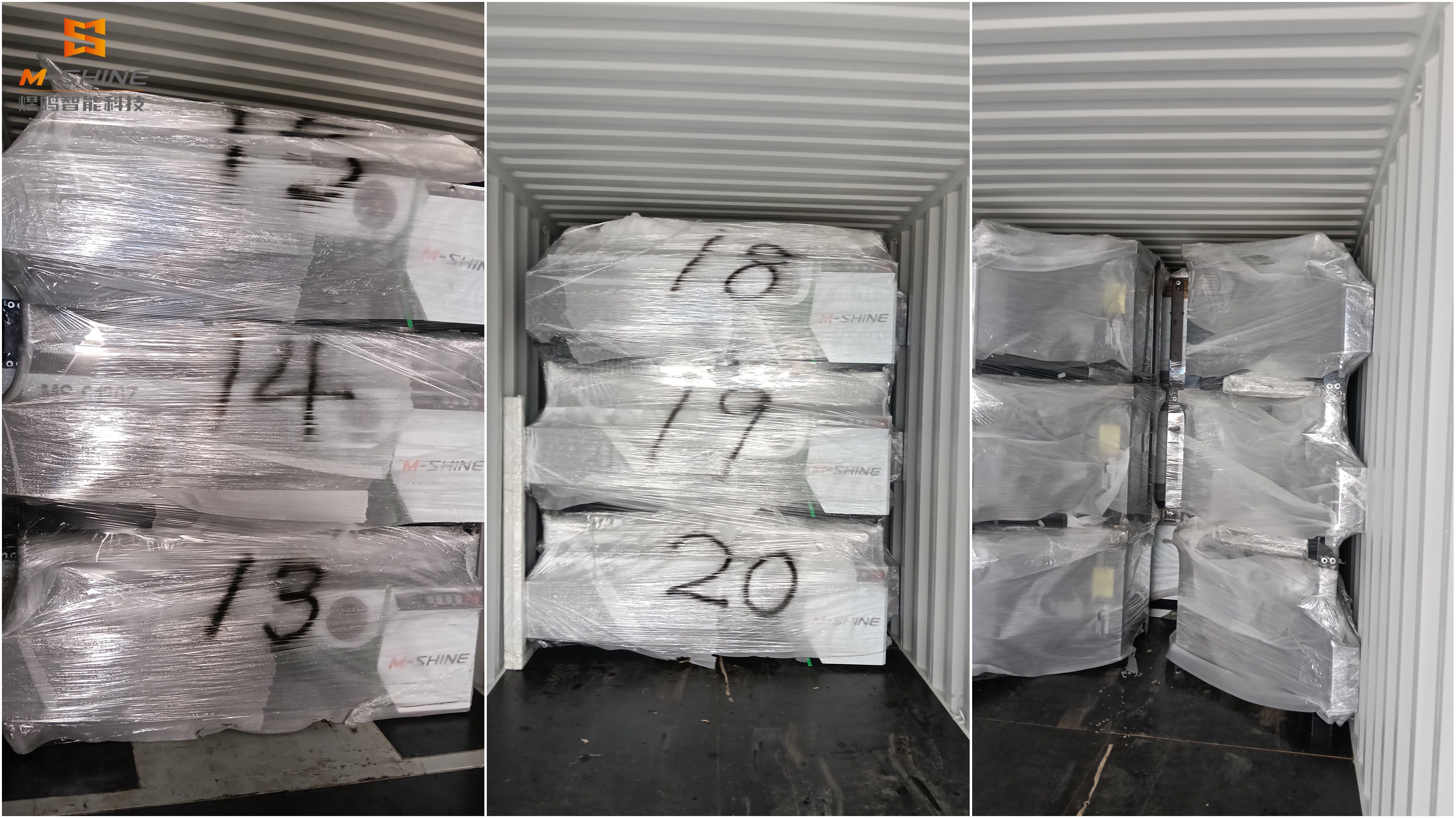 29 sierras escuadradoras enviadas a Sudáfrica｜En 2026, Jinan M‑shineTech continúa profundizando la cooperación en la industria de fabricación de muebles de África