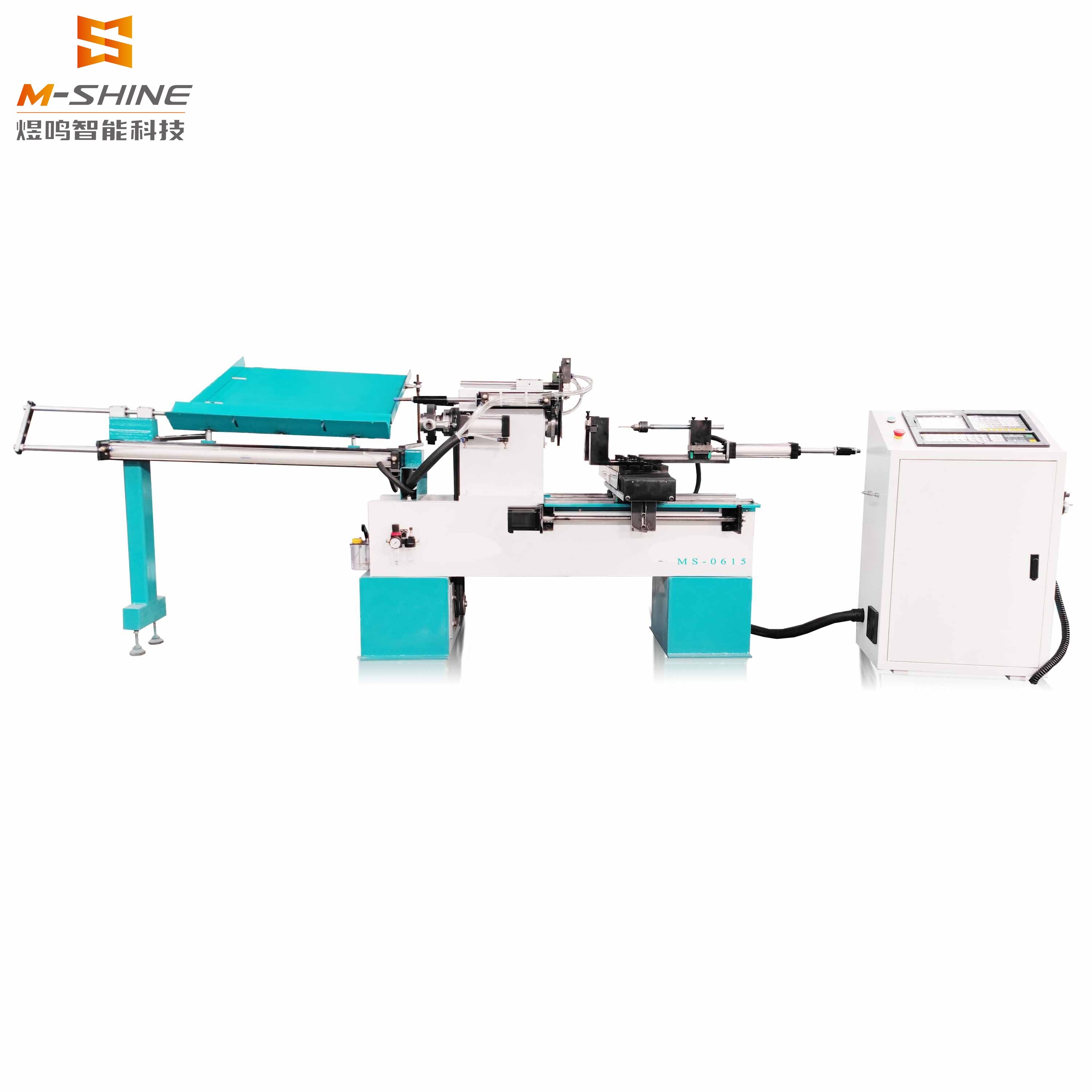 MS-0615-A torno CNC para madeira com alimentação totalmente automática