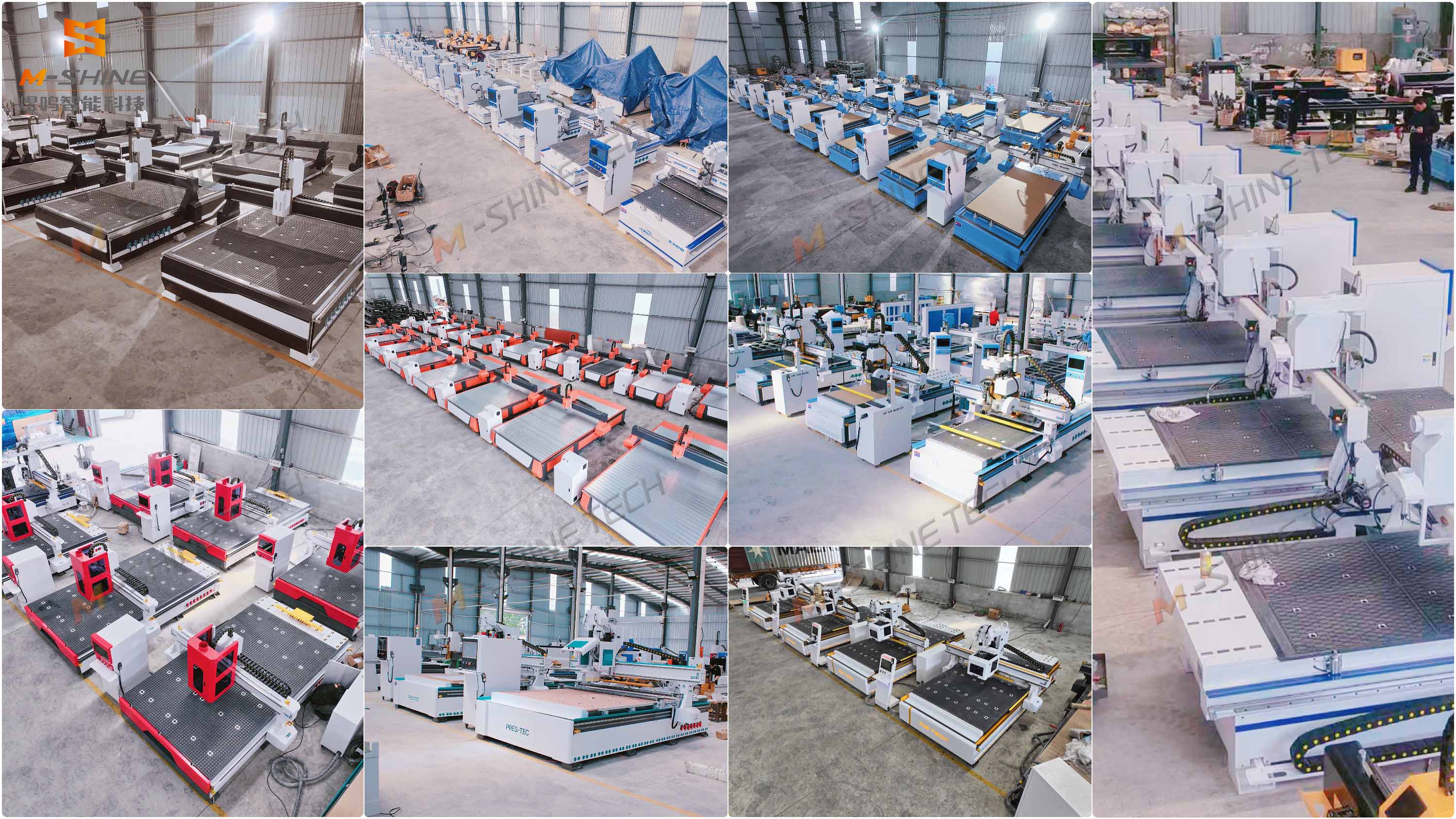 Manufatura de origem - JINAN M-SHINE, capacitando toda a cadeia da indústria de marcenaria