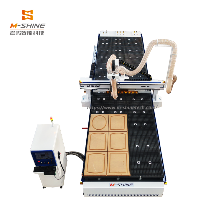Centro de Nesting CNC de Grande Formato Precision M-shine MS8-2180 Processa Grandes Painéis com Total Facilidade