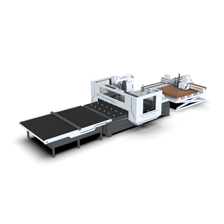 用于家具生产的 2130 自动贴标数控铣床