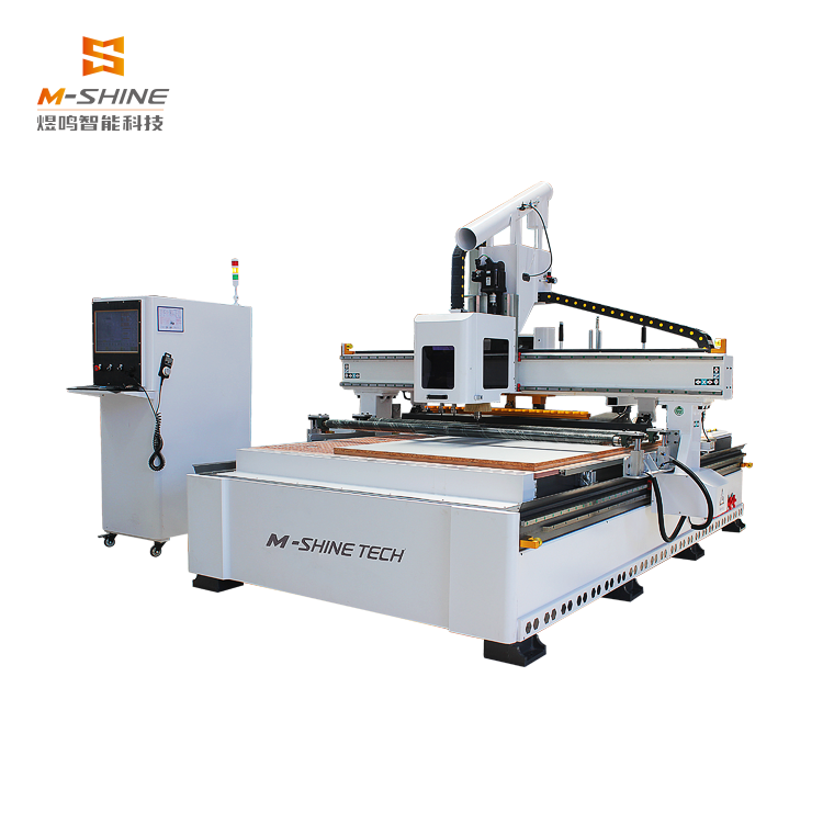 最好的木工数控机床 M-SHINE 1828 Nesting Cnc Router Atc Spindle Wood
