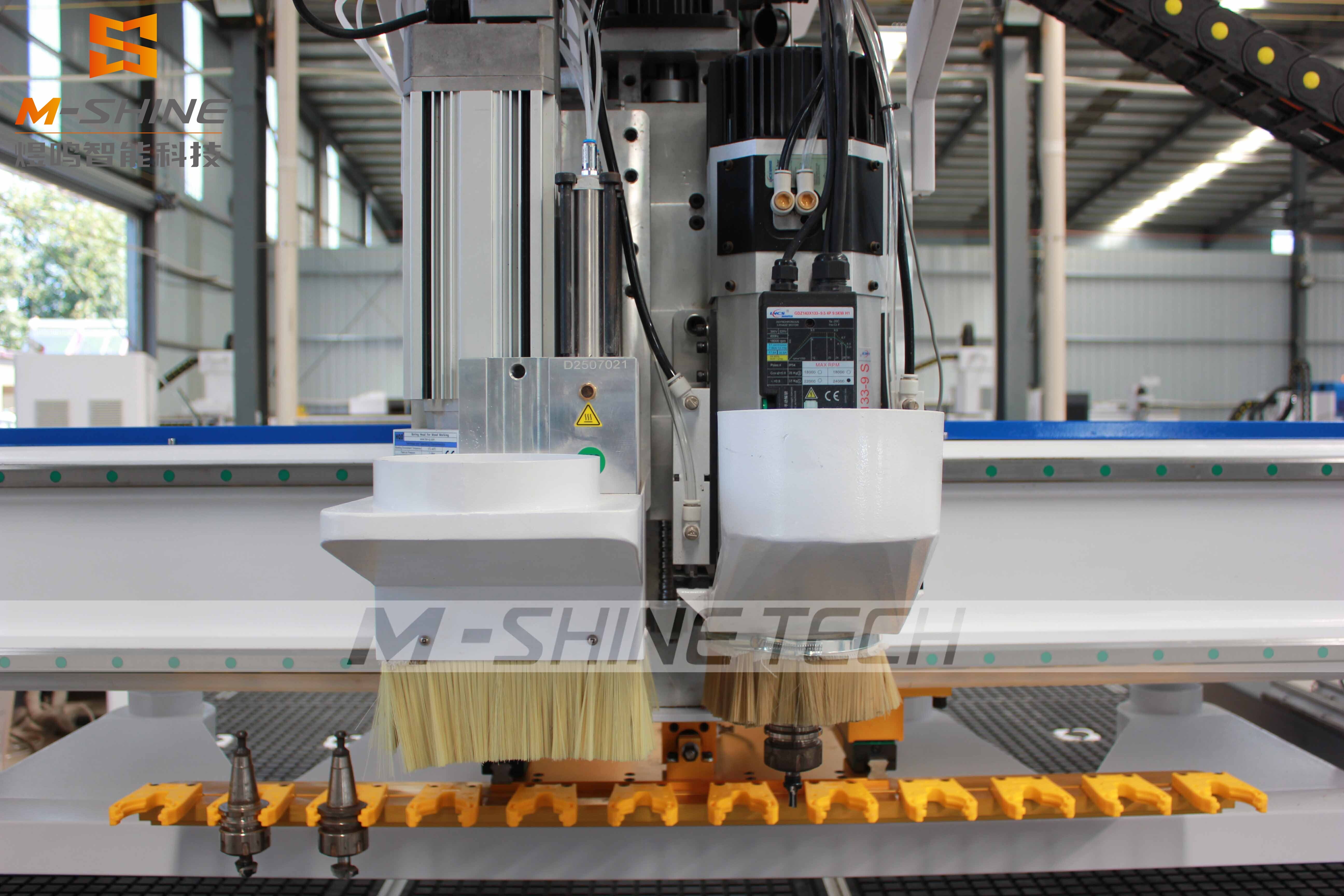 4轴3D多功能M-SHINE 2130 ATC CNC旋转轴嵌套加工机