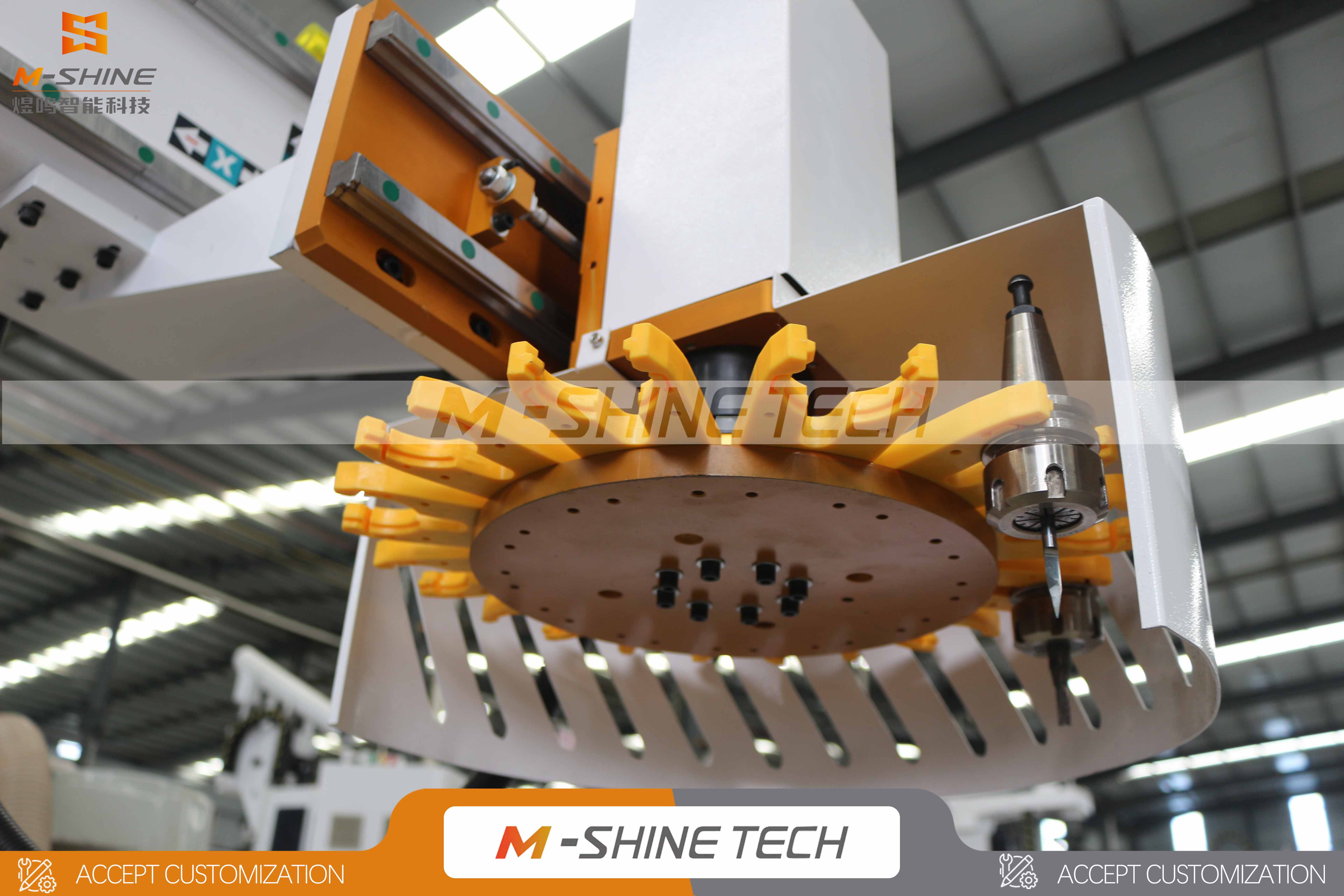 高吸力，M-shine多功能2030数控头摆4轴木工机