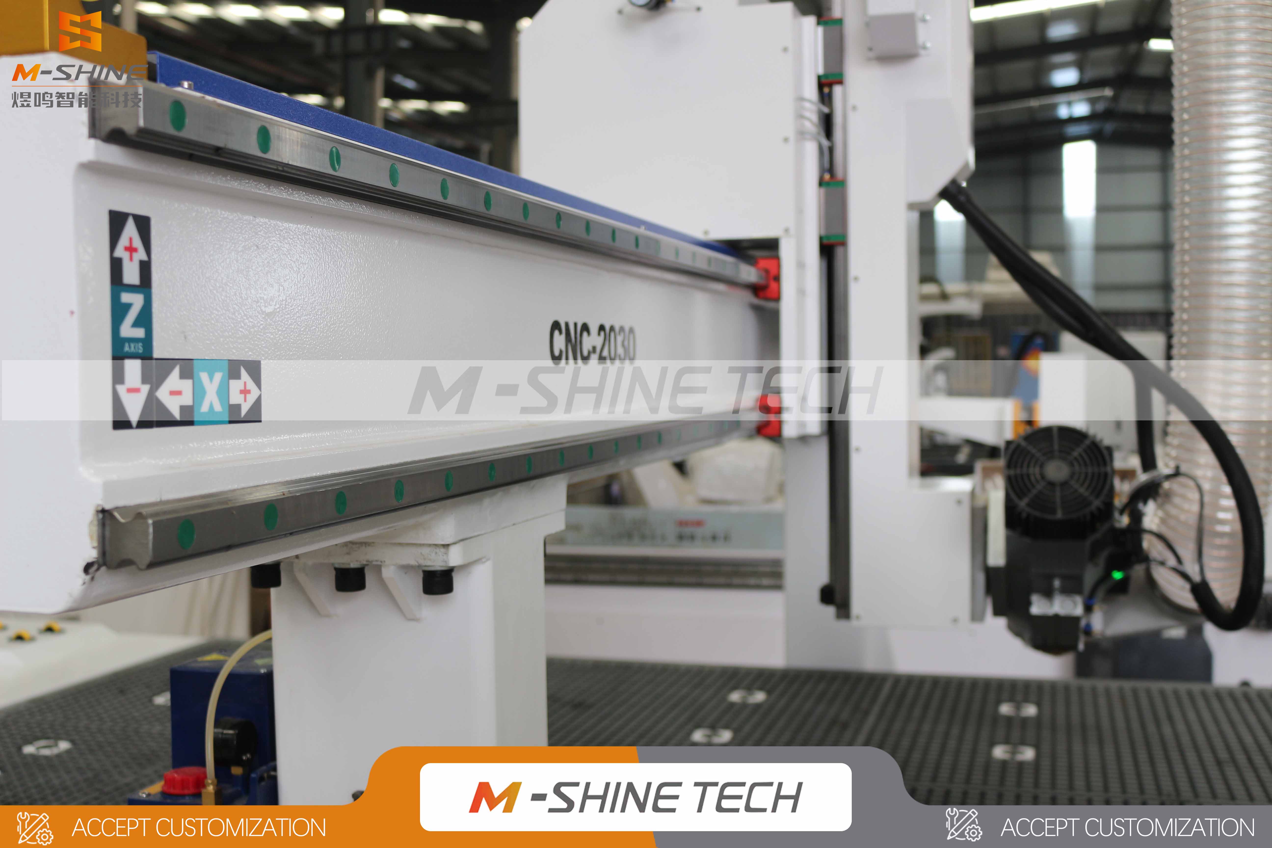 高吸力，M-shine多功能2030数控头摆4轴木工机