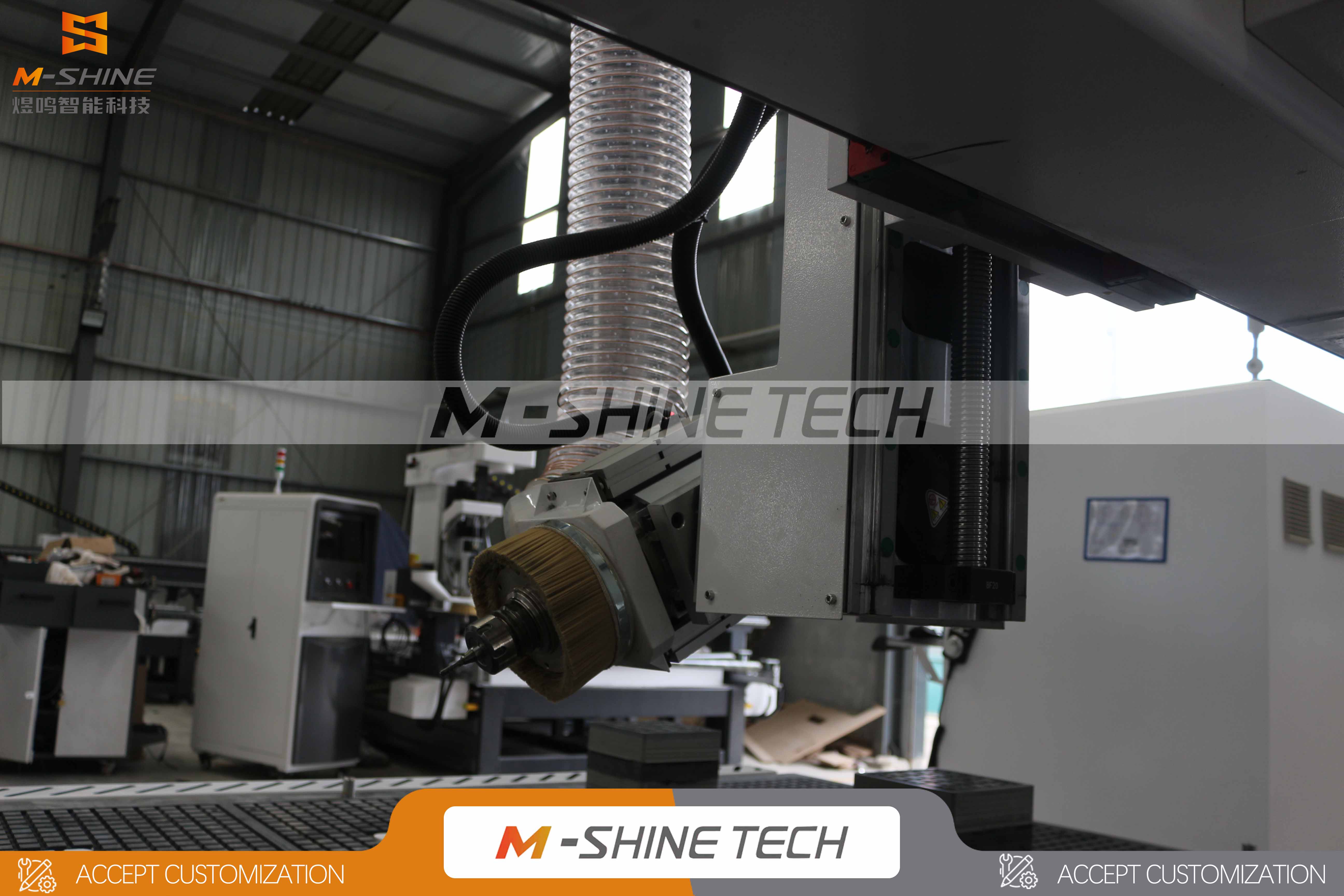 高吸力，M-shine多功能2030数控头摆4轴木工机