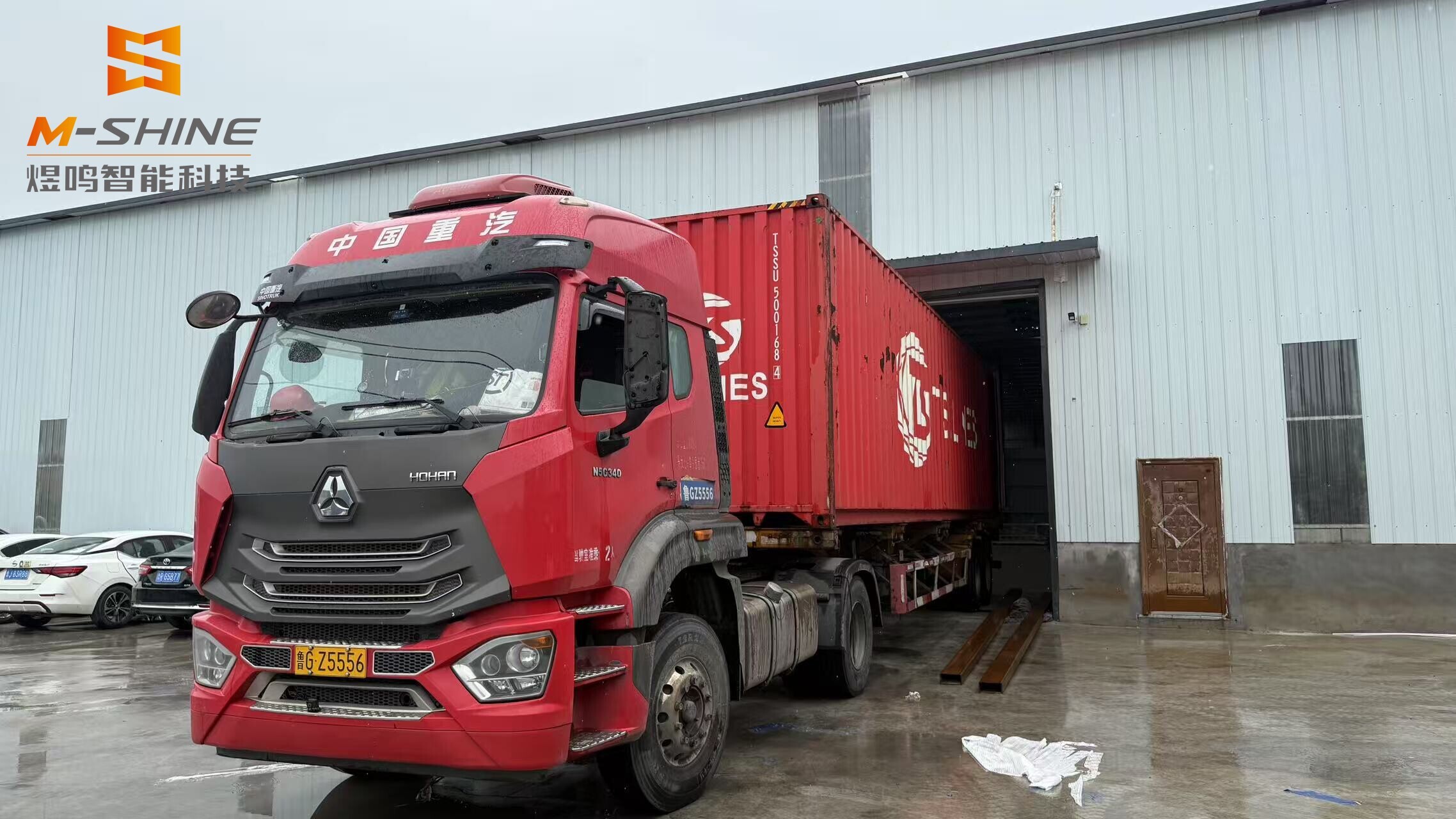 تم شحن خط إنتاج أثاث JINAN M-SHINE وماكينة وضع العلامات إلى تايلاند