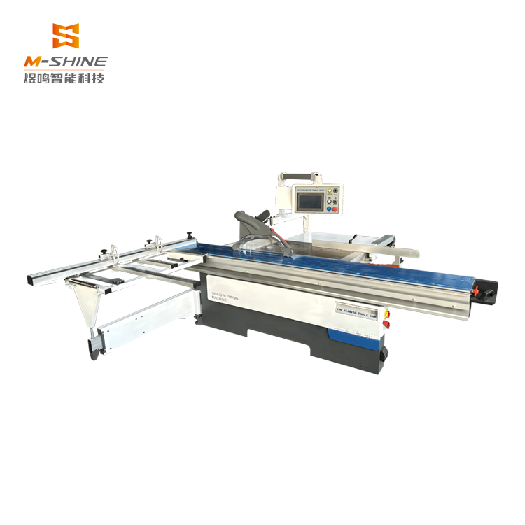 JINAN M-SHINE CNC 6132 Scie à table coulissante, un équipement de puissance central dans la menuiserie moderne