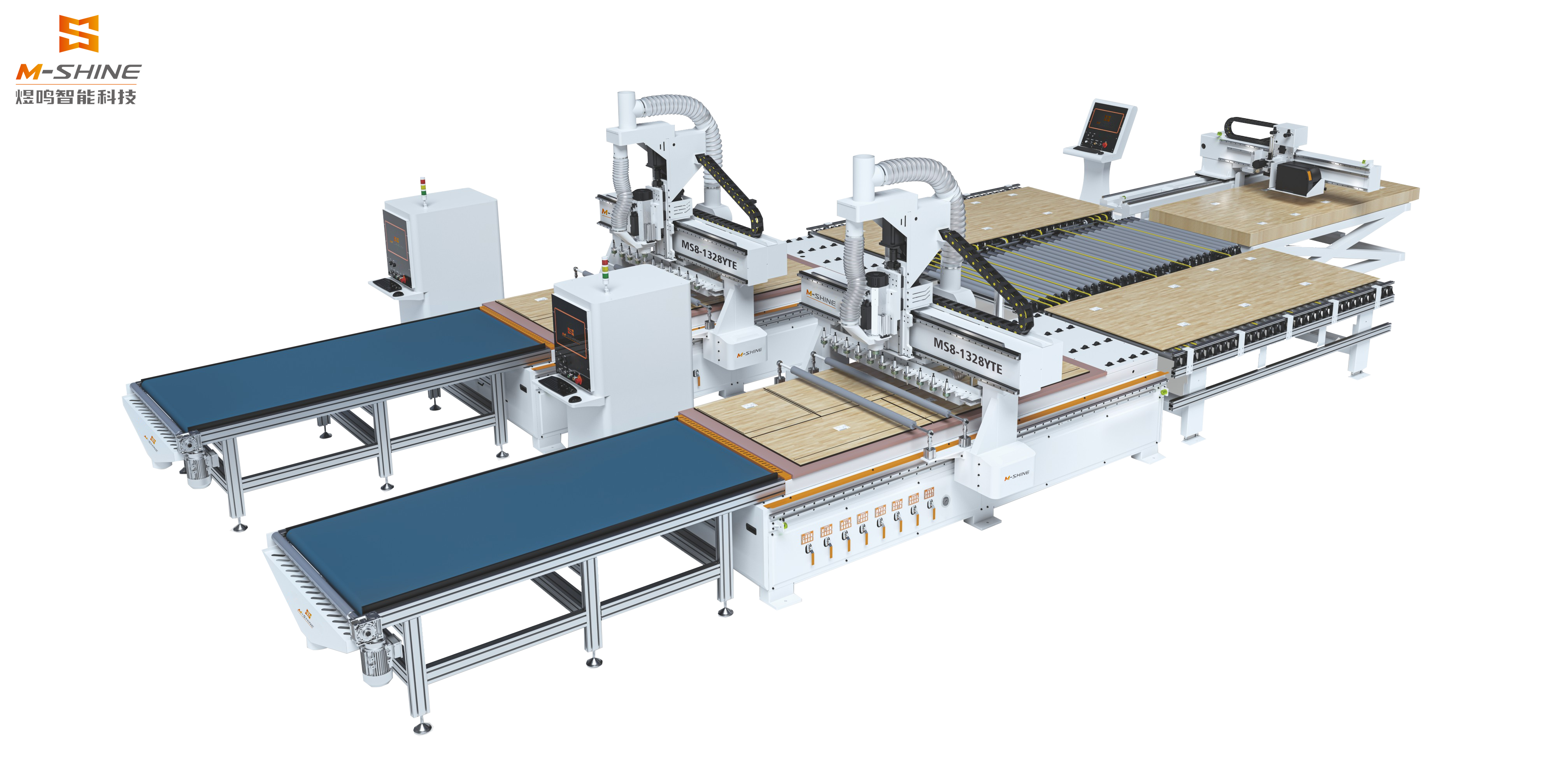 Ligne de production de meubles