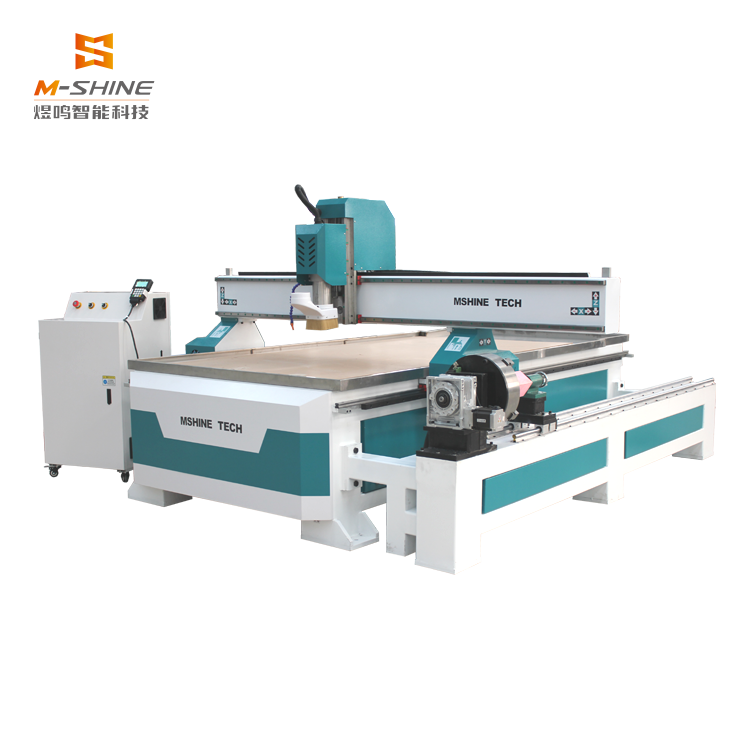 Die beliebteste 4-Achsen-Rotationsmaschine 1325 4th Axis CNC Router in China