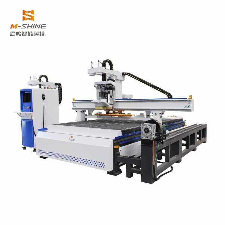 4-Achsen-3D-Multifunktions-M-SHINE 2130 ATC-CNC-Nestingmaschine mit Drehachse