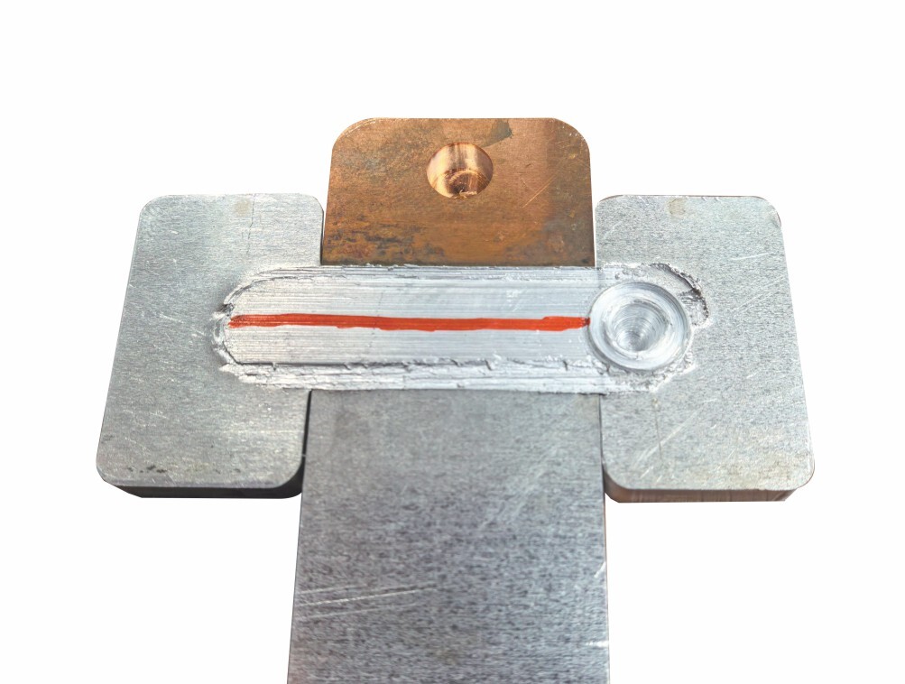 New energy copper aluminum bar rotating friction stir Welding equipment