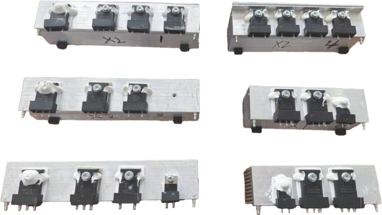 Fully automatic assembly line for heat sinks