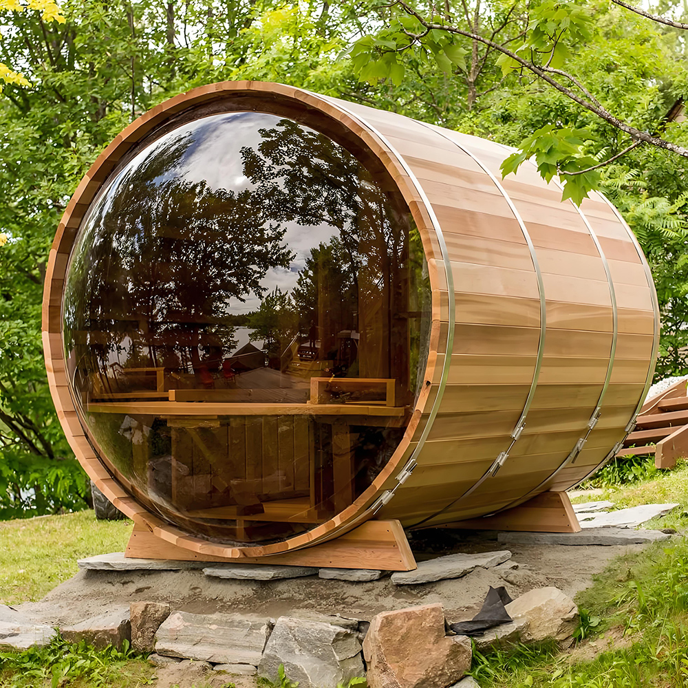 Outdoor Barrel Sauna Room