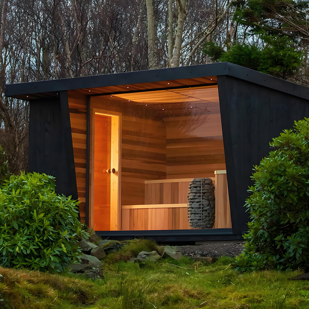 Outdoor Side-door Sauna Room