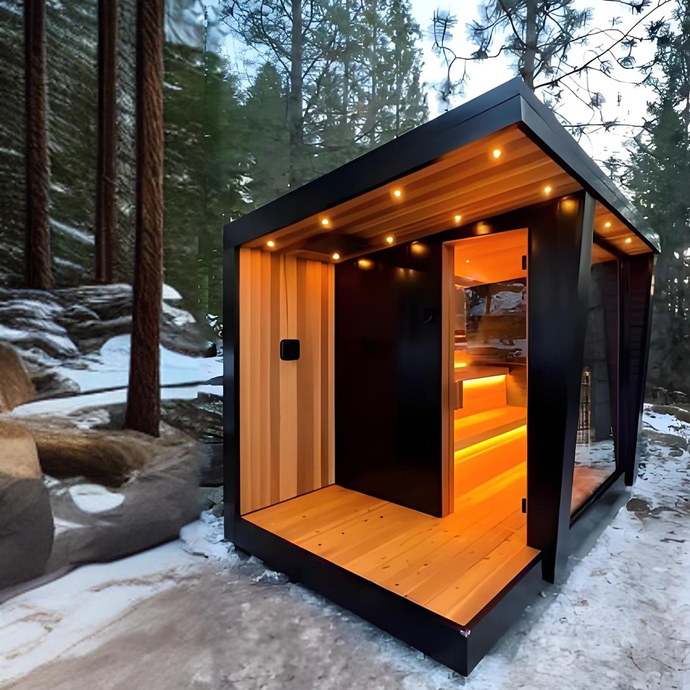Outdoor Side-door Sauna Room
