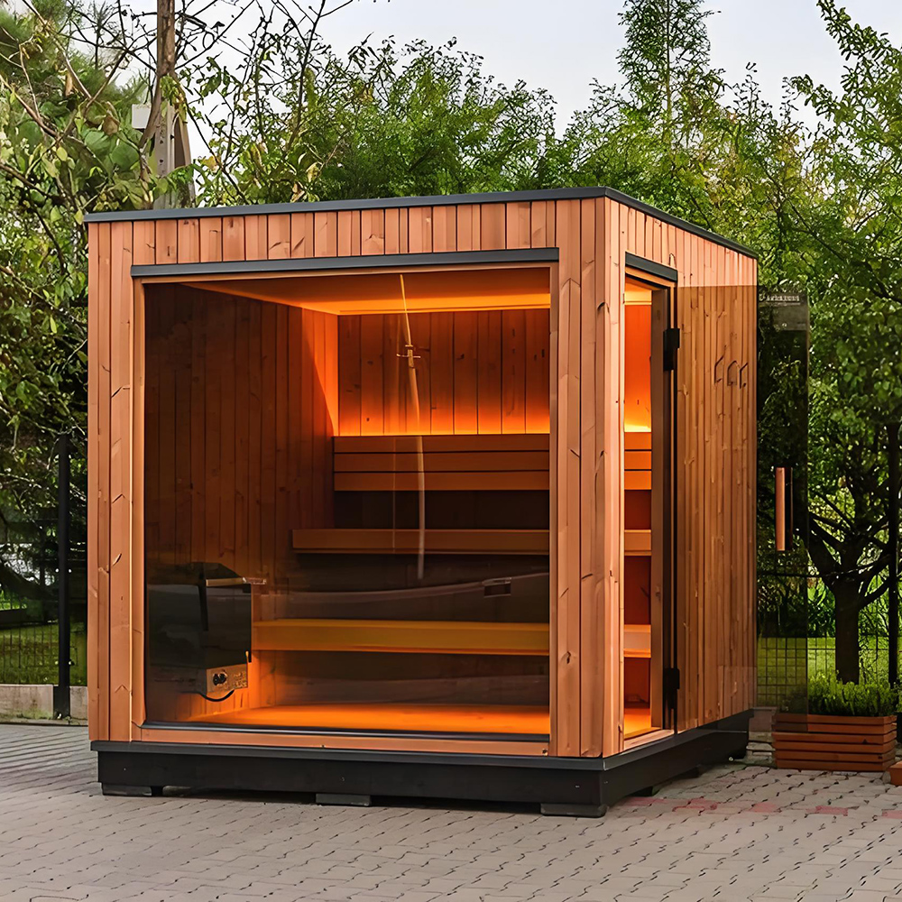 Outdoor Side-door Sauna Room