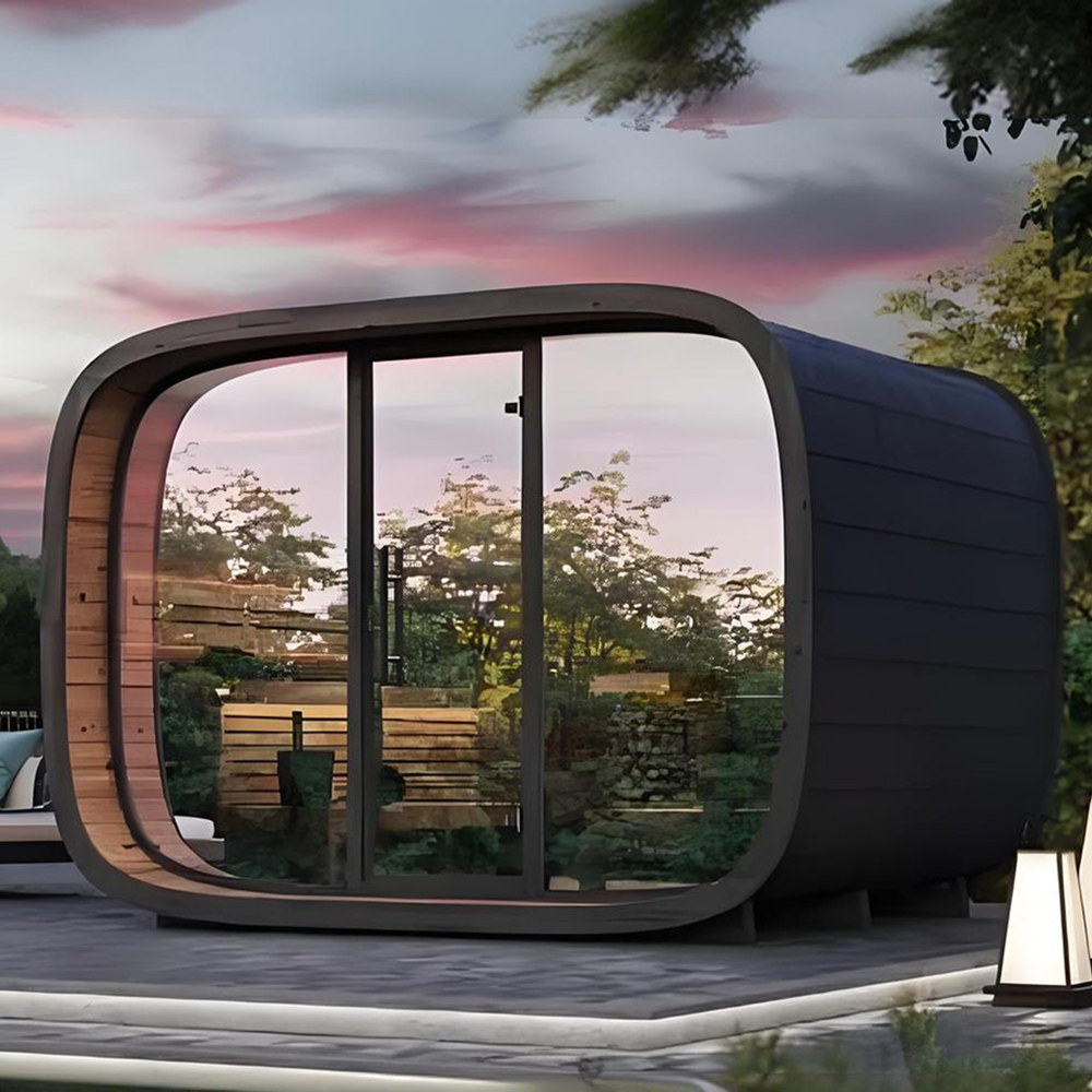 Outdoor Cube Sauna Room