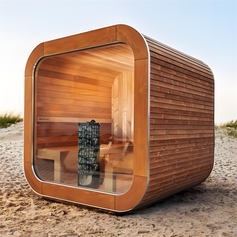 Outdoor Cube Sauna Room