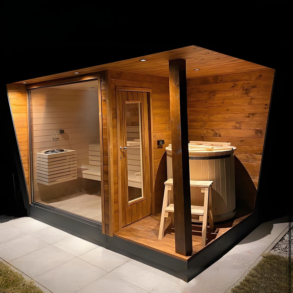 Outdoor Side-door Sauna Room