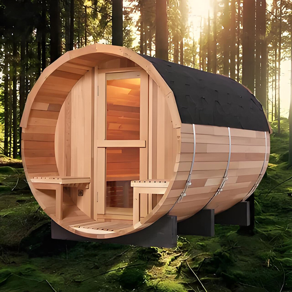 Outdoor Barrel Sauna Room