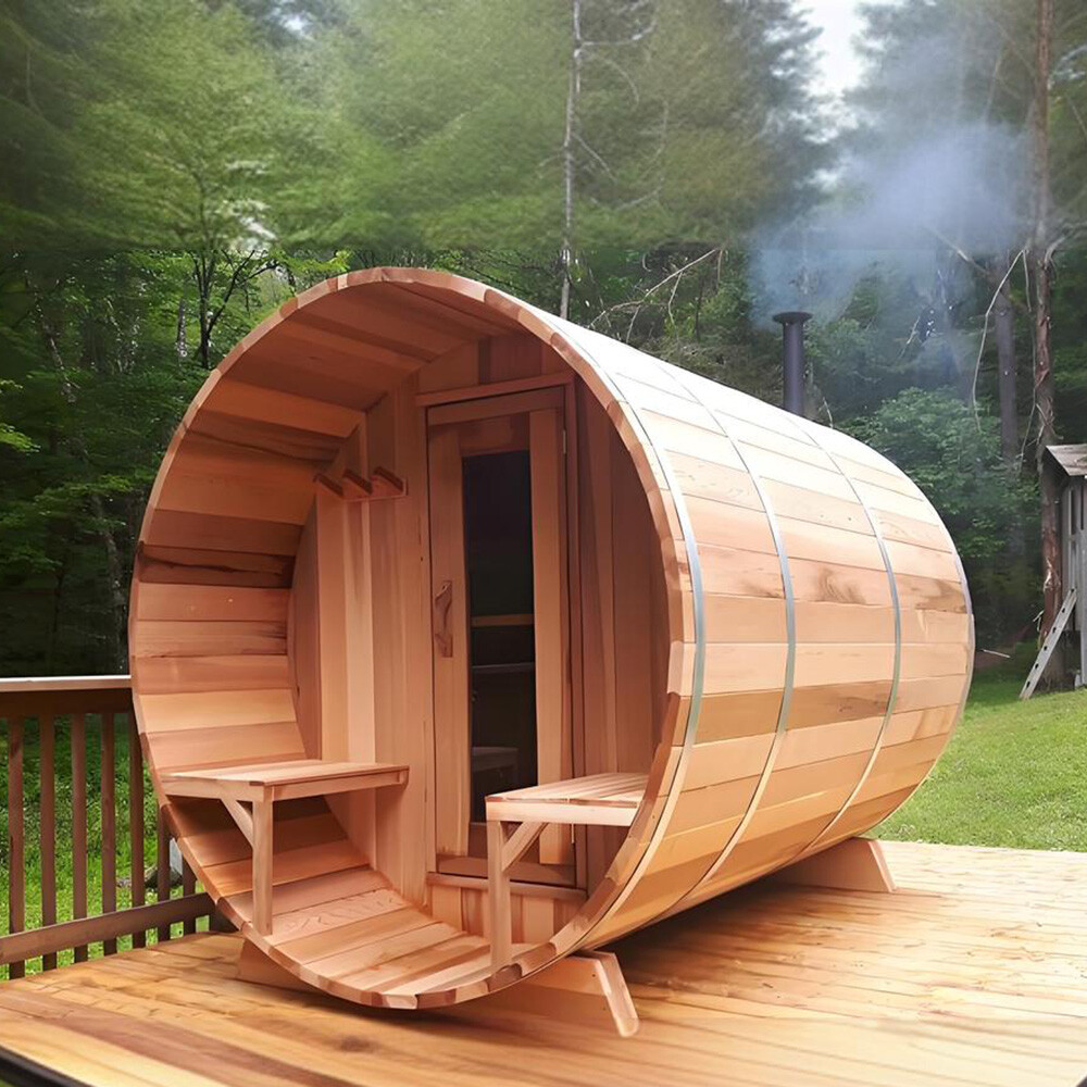 Outdoor Barrel Sauna Room