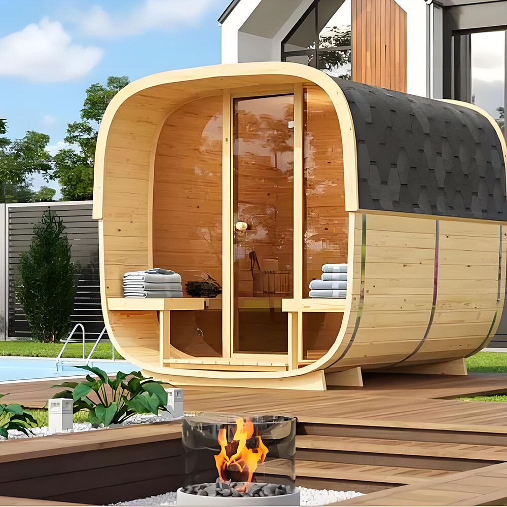 Outdoor Cube Sauna Room