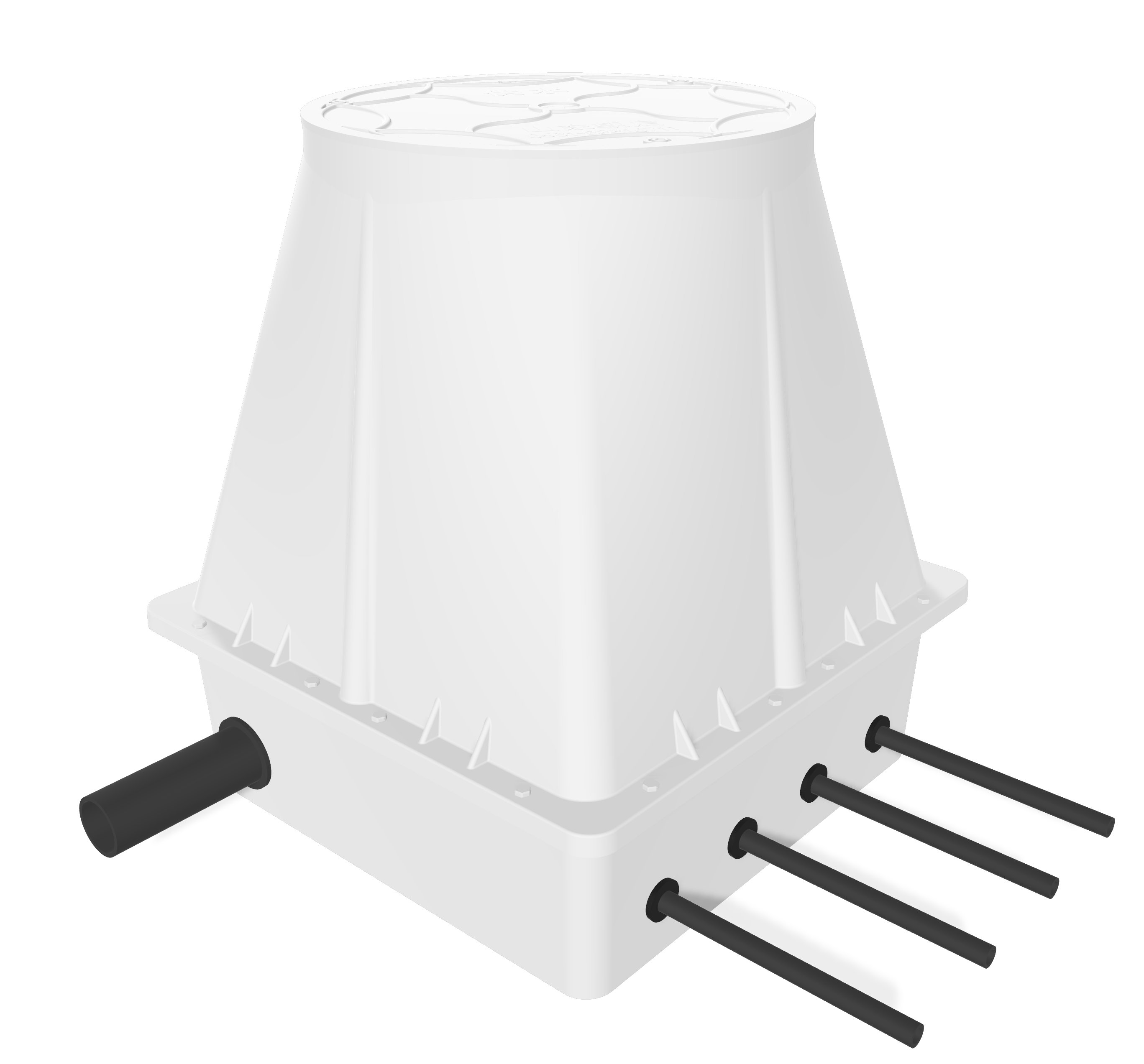 Underground three-meter water meter box XS73F