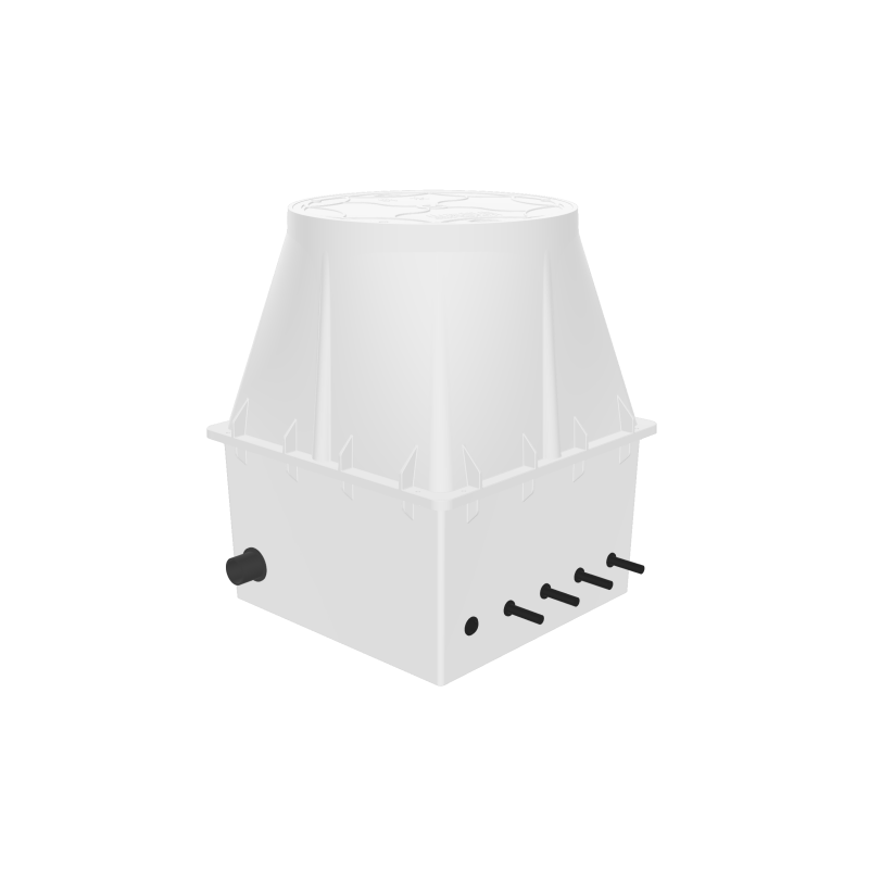 Underground four-meter water meter box XS94F