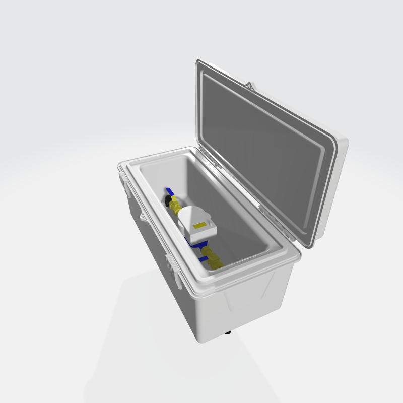 Ground single meter box SS21B