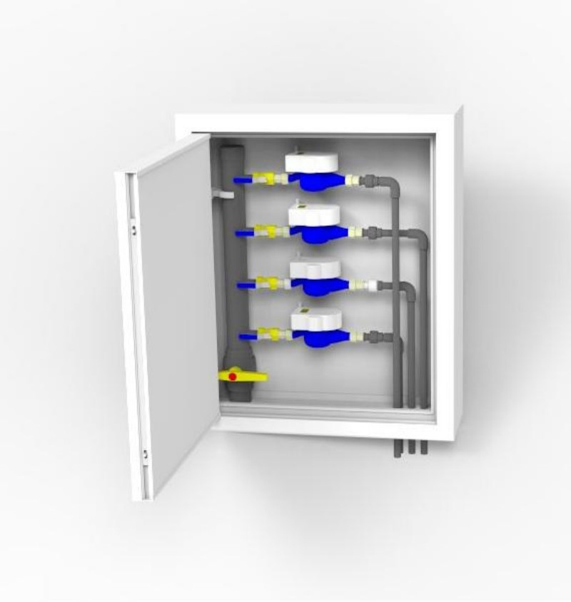 Four-meter ground instrument box SP94B