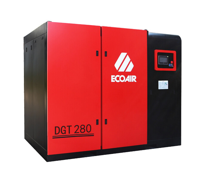 DGT280 stepless speed regulation two-stage screw air compressor