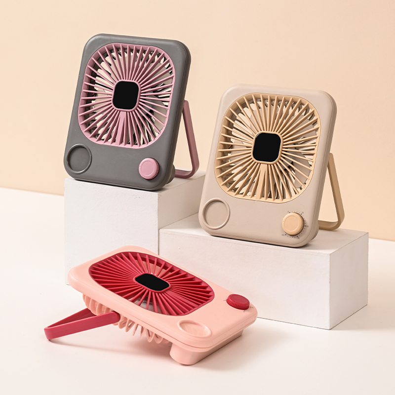 Ultra-Slim Aesthetic Desktop Fan | Customizable airflow, unlock a brand-new summer cooling experience