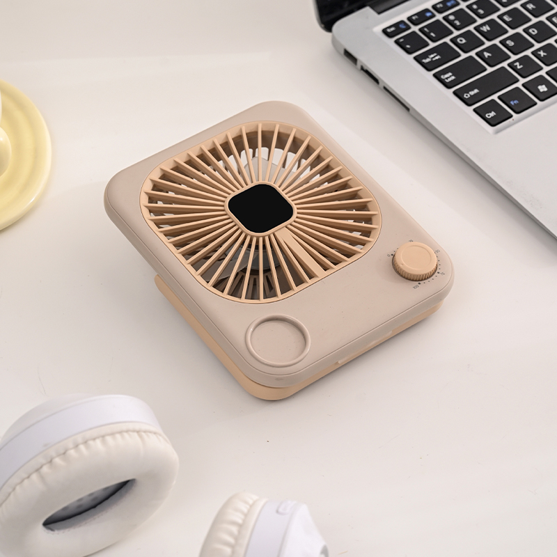 Ultra-Slim Aesthetic Desktop Fan | Customizable airflow, unlock a brand-new summer cooling experience