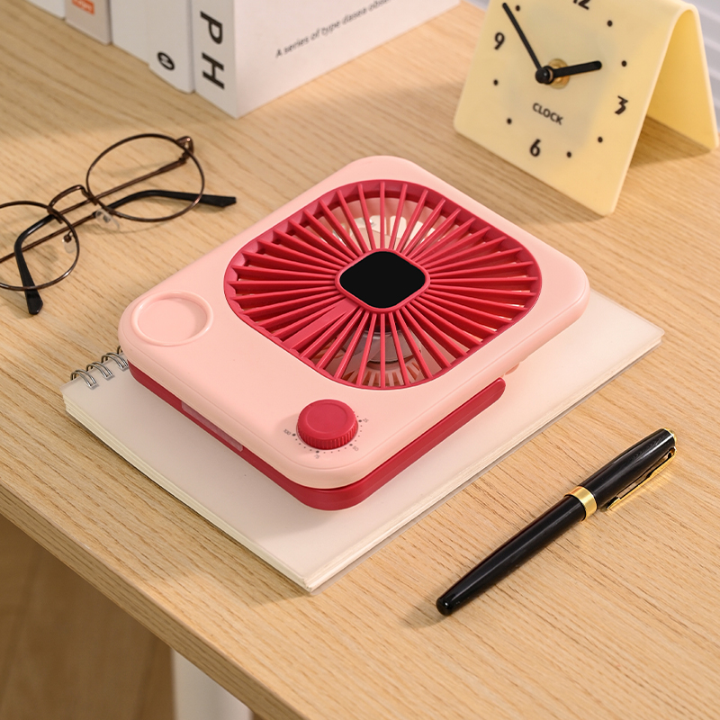 Ultra-Slim Aesthetic Desktop Fan | Customizable airflow, unlock a brand-new summer cooling experience