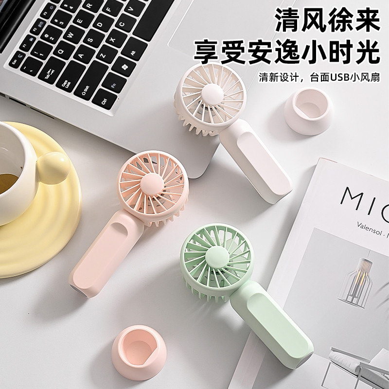Fresh Macaron-colored Handheld Fan | Portable Mini Fan, Instant Cooling for Office & On-the-Go