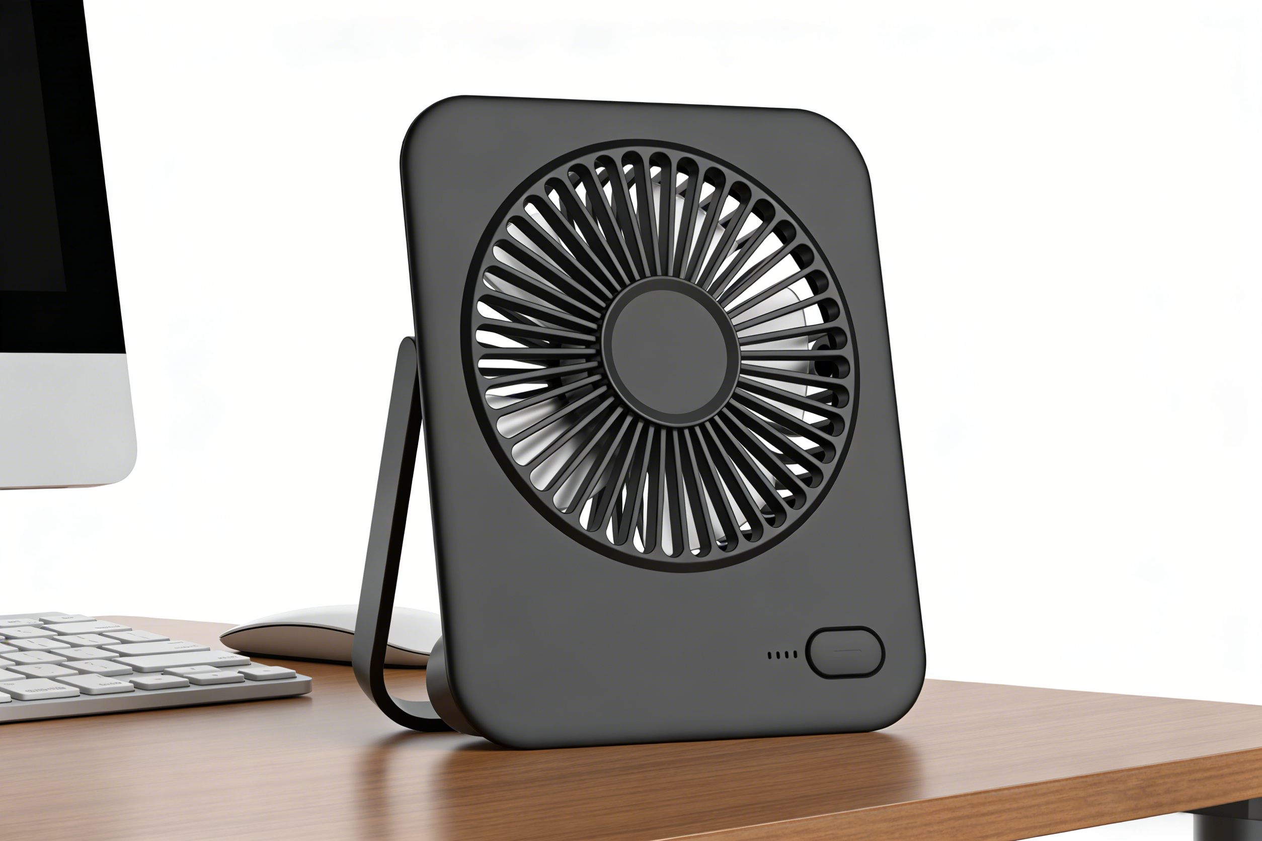Office Lifesaver! Ultra-Slim Desktop Fan, Quiet Operation for Undisturbed Work