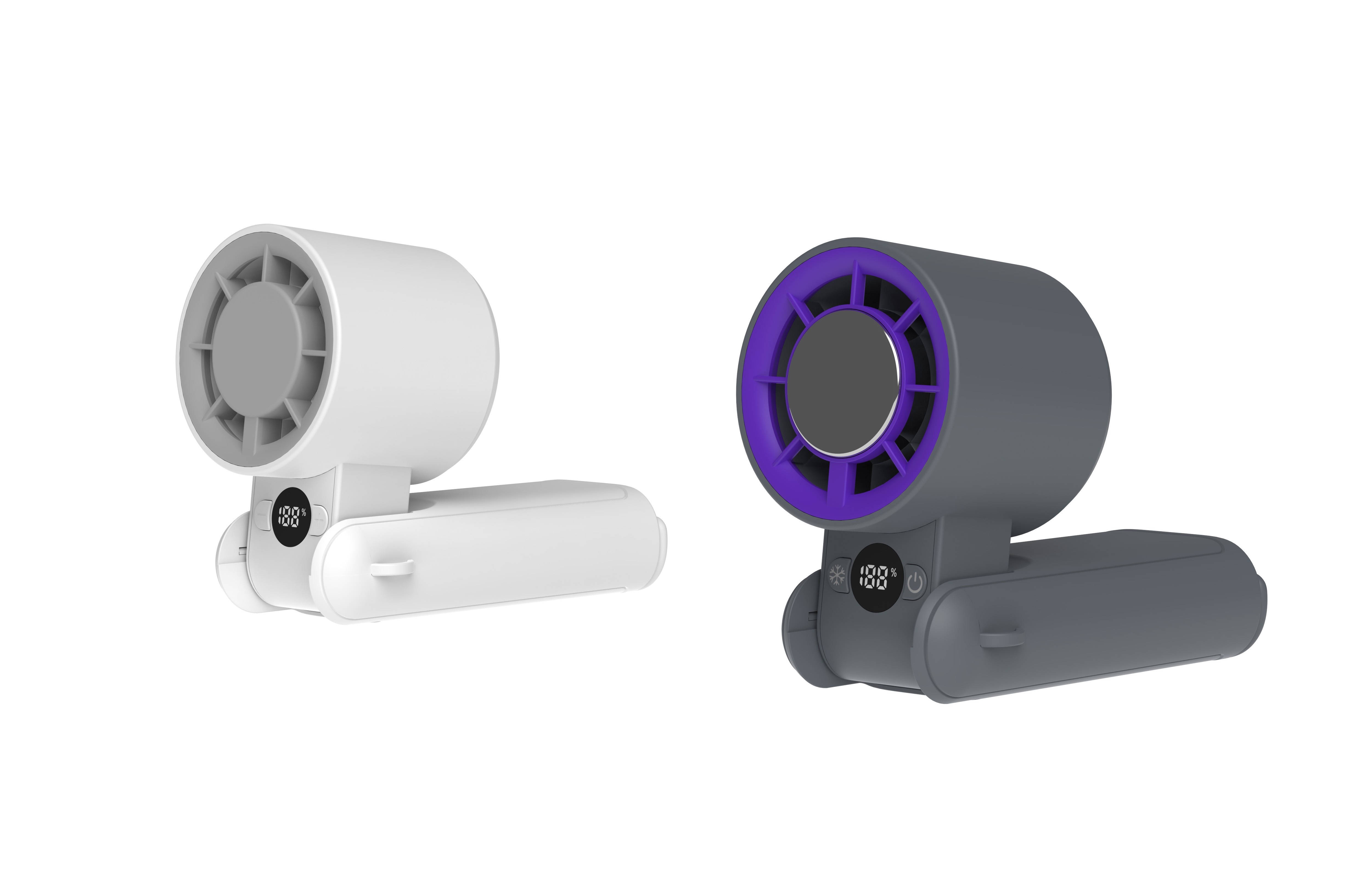 Foldable Handheld Mini Fan, Portable  Rechargeable Personal Fan for Summer