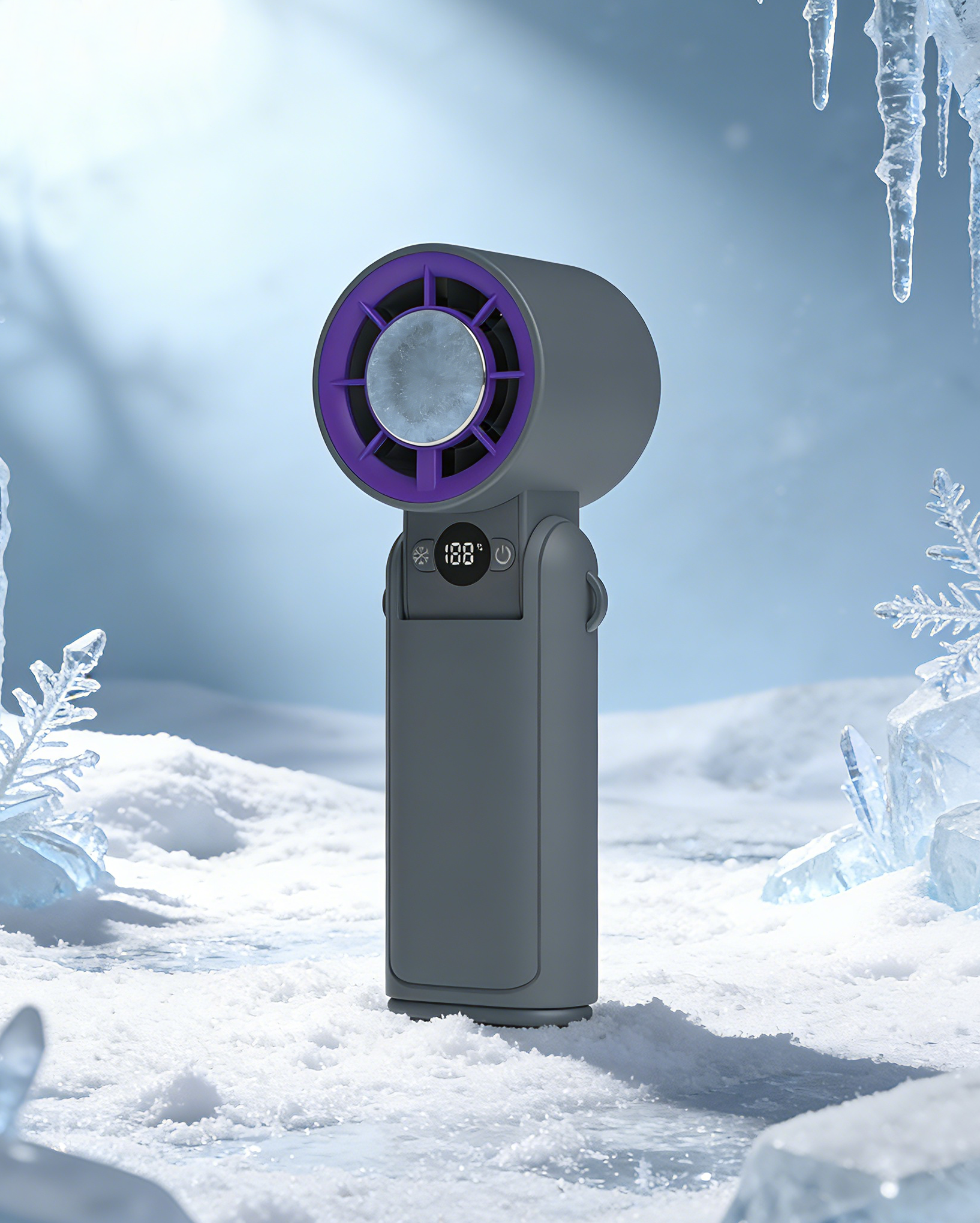 Foldable Handheld Mini Fan, Portable  Rechargeable Personal Fan for Summer