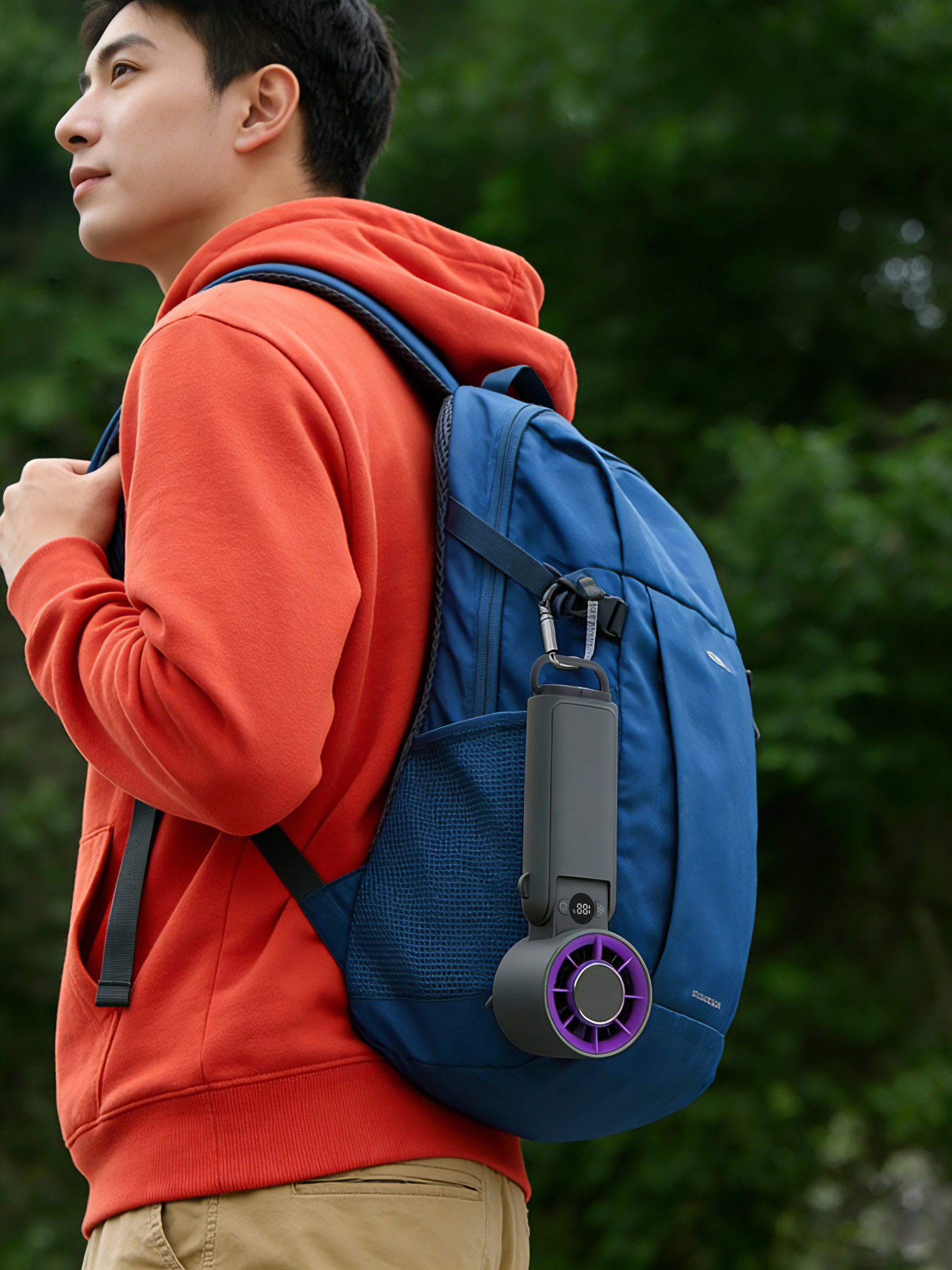 Foldable Handheld Mini Fan, Portable  Rechargeable Personal Fan for Summer