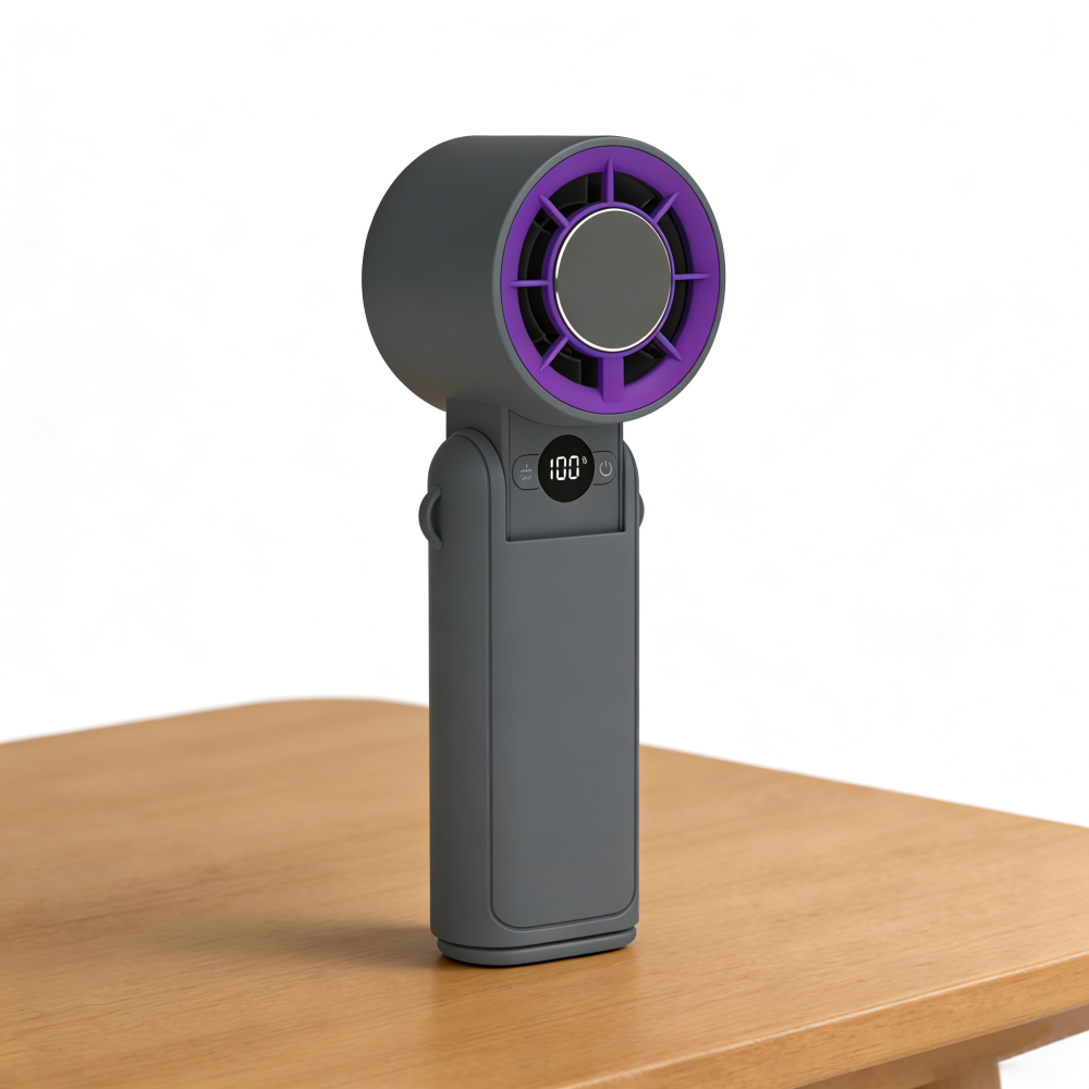 Foldable Handheld Mini Fan, Portable  Rechargeable Personal Fan for Summer