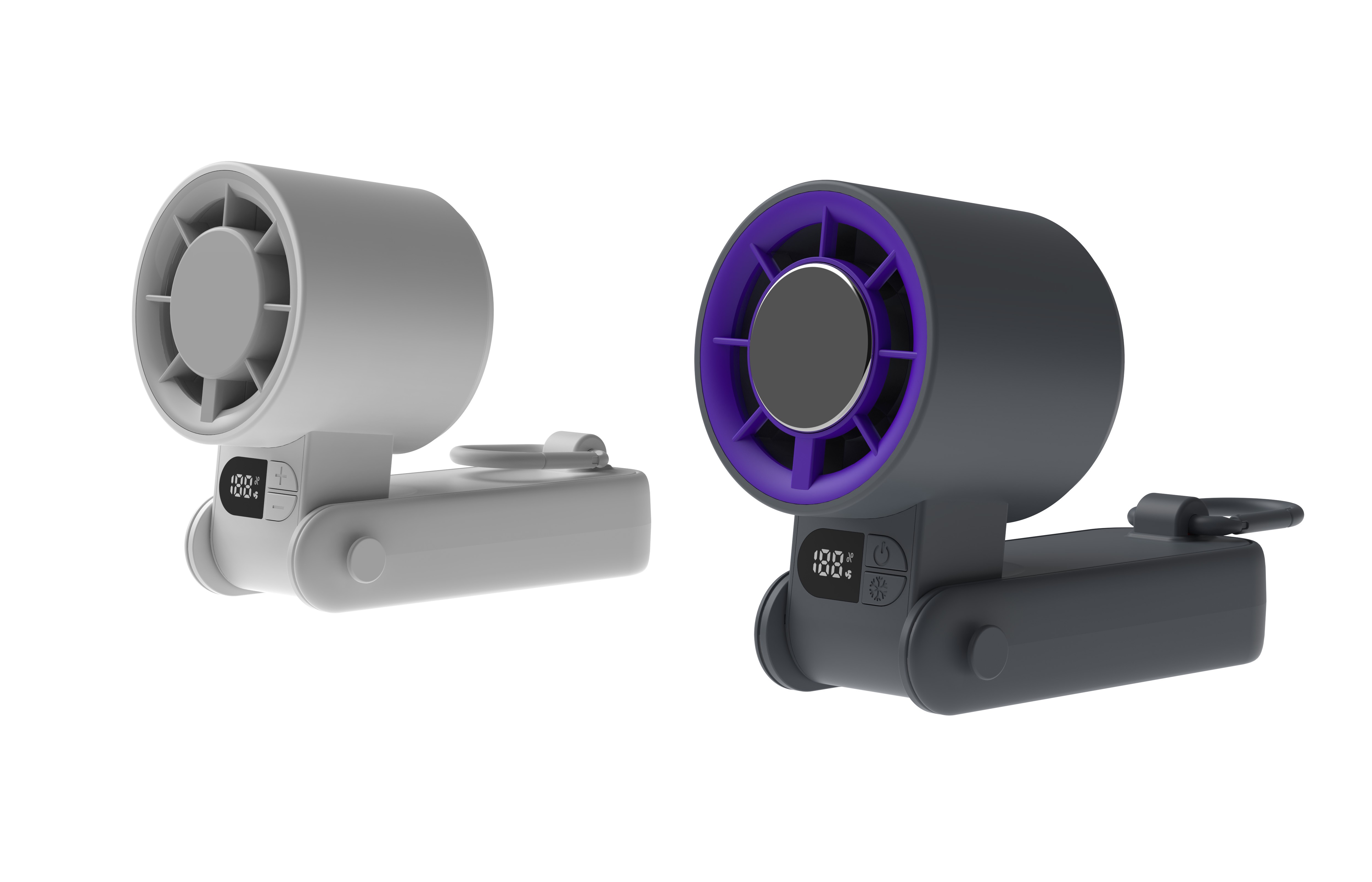 Handheld Foldable Mini Fan, Portable Rechargeable , Personal Small Fan for Travel, Office, Outdoor, Summer Cooling