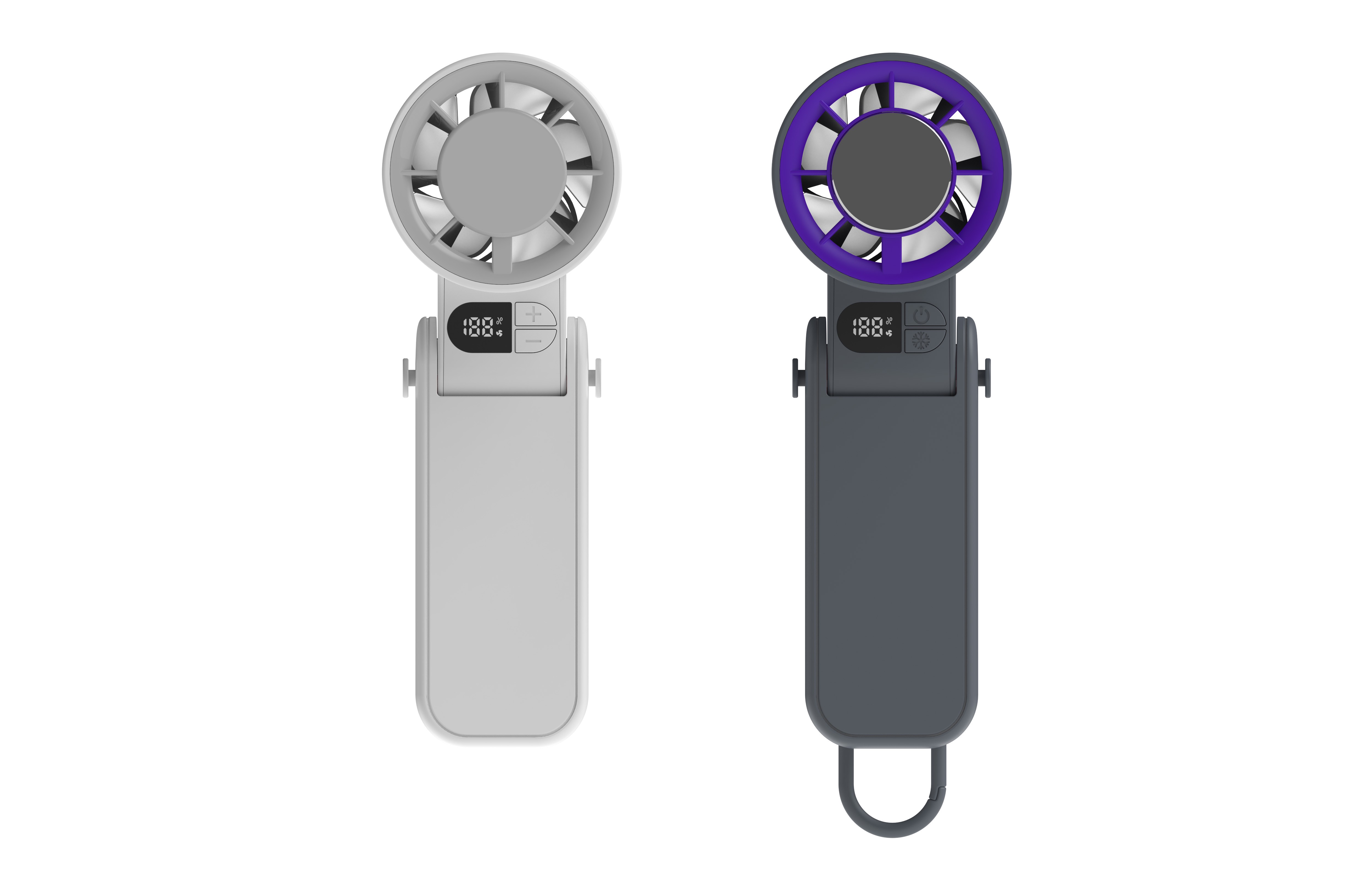 Handheld Foldable Mini Fan, Portable Rechargeable , Personal Small Fan for Travel, Office, Outdoor, Summer Cooling