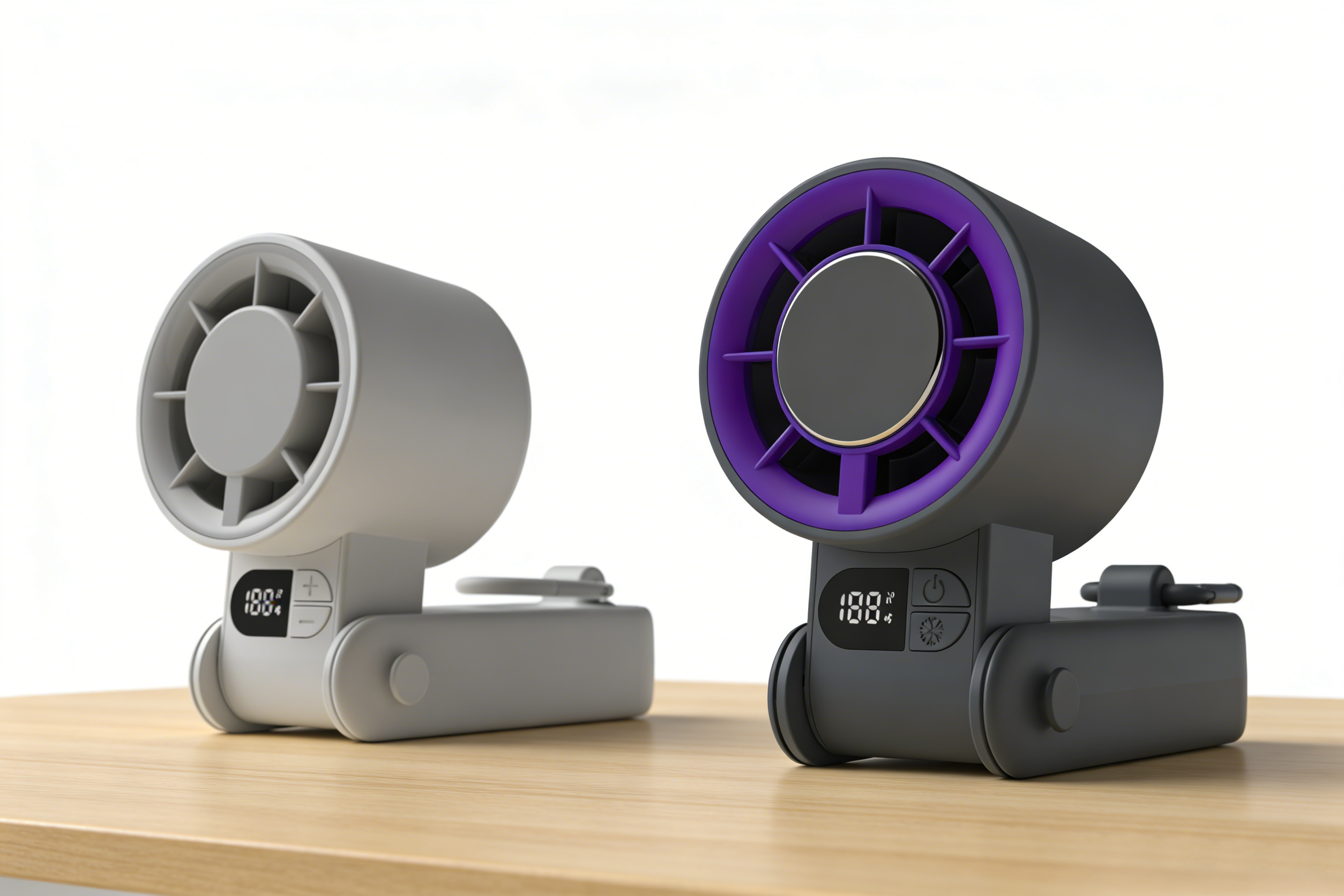 Handheld Foldable Mini Fan, Portable Rechargeable , Personal Small Fan for Travel, Office, Outdoor, Summer Cooling