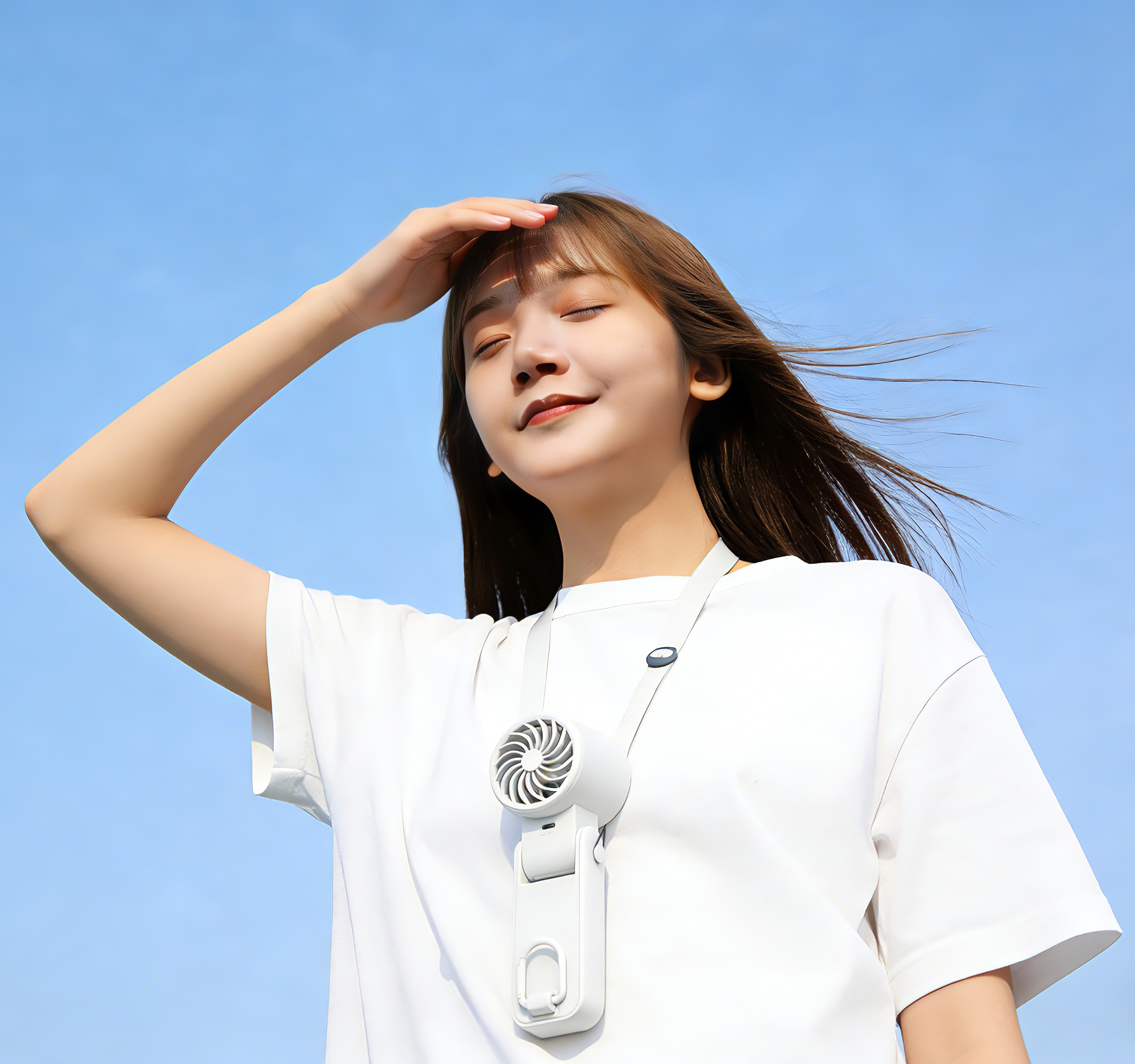 Handheld Foldable Mini Fan, Portable Rechargeable , Personal Small Fan for Travel, Office, Outdoor, Summer Cooling