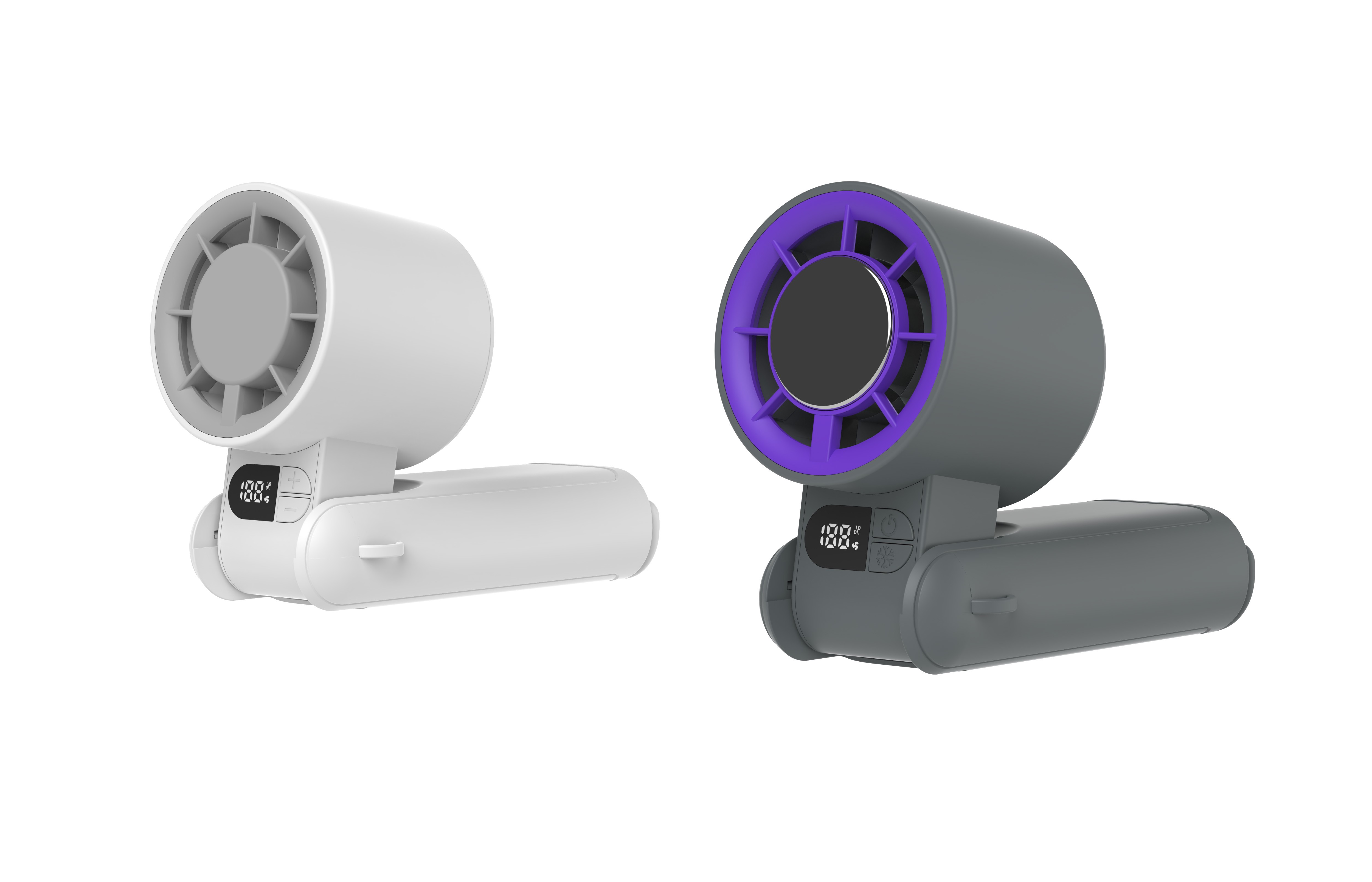 Portable Handheld Fan, Foldable  Rechargeable Mini Fan, Personal Cooling Fan for Travel, Commute, Office, Camping, Summer Essential