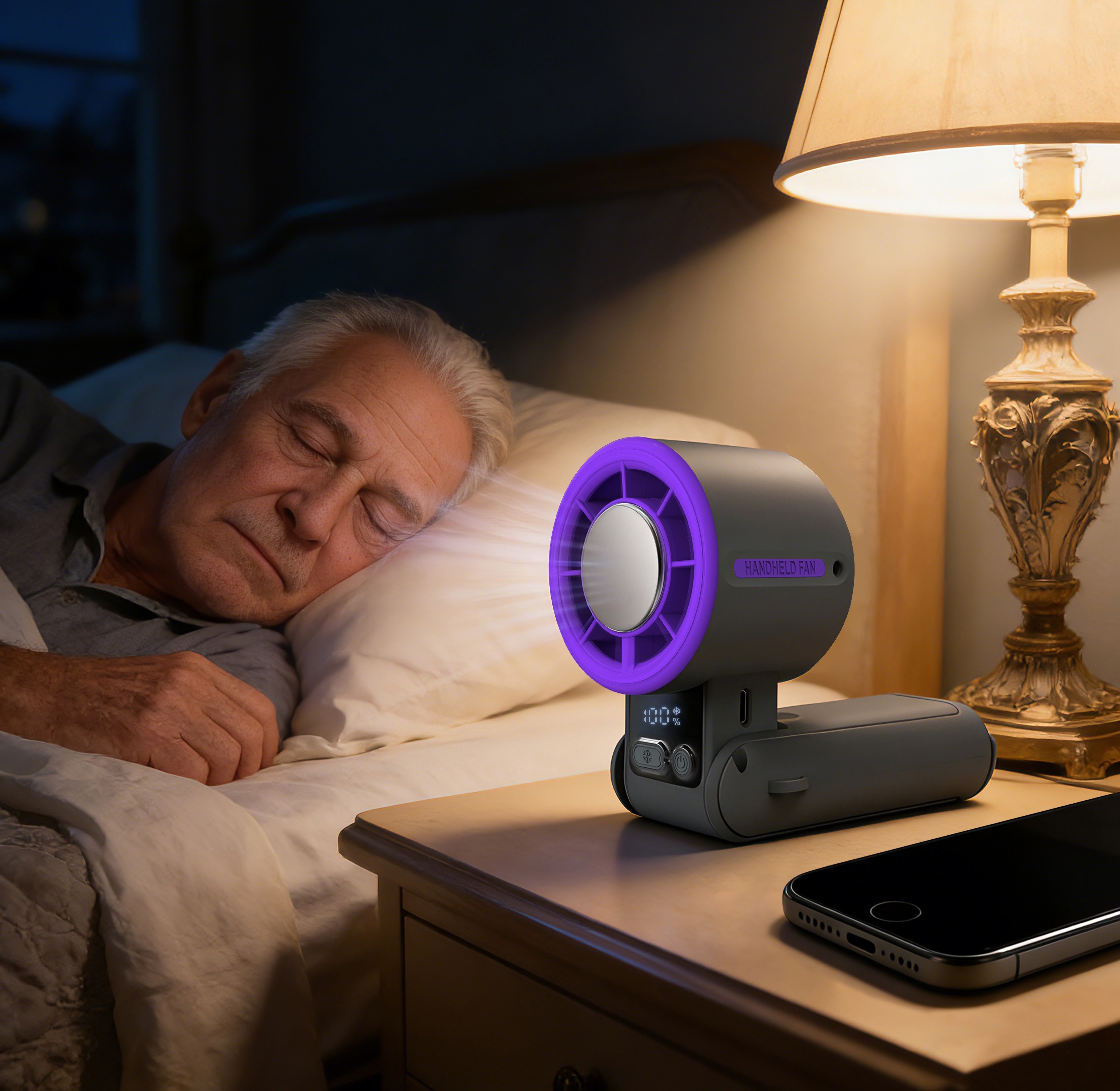 Foldable small fan H21