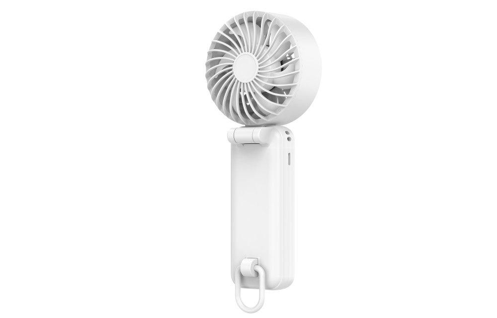 Portable Digital Display  Fan, Rechargeable USB Handheld Mini Cooling Fan