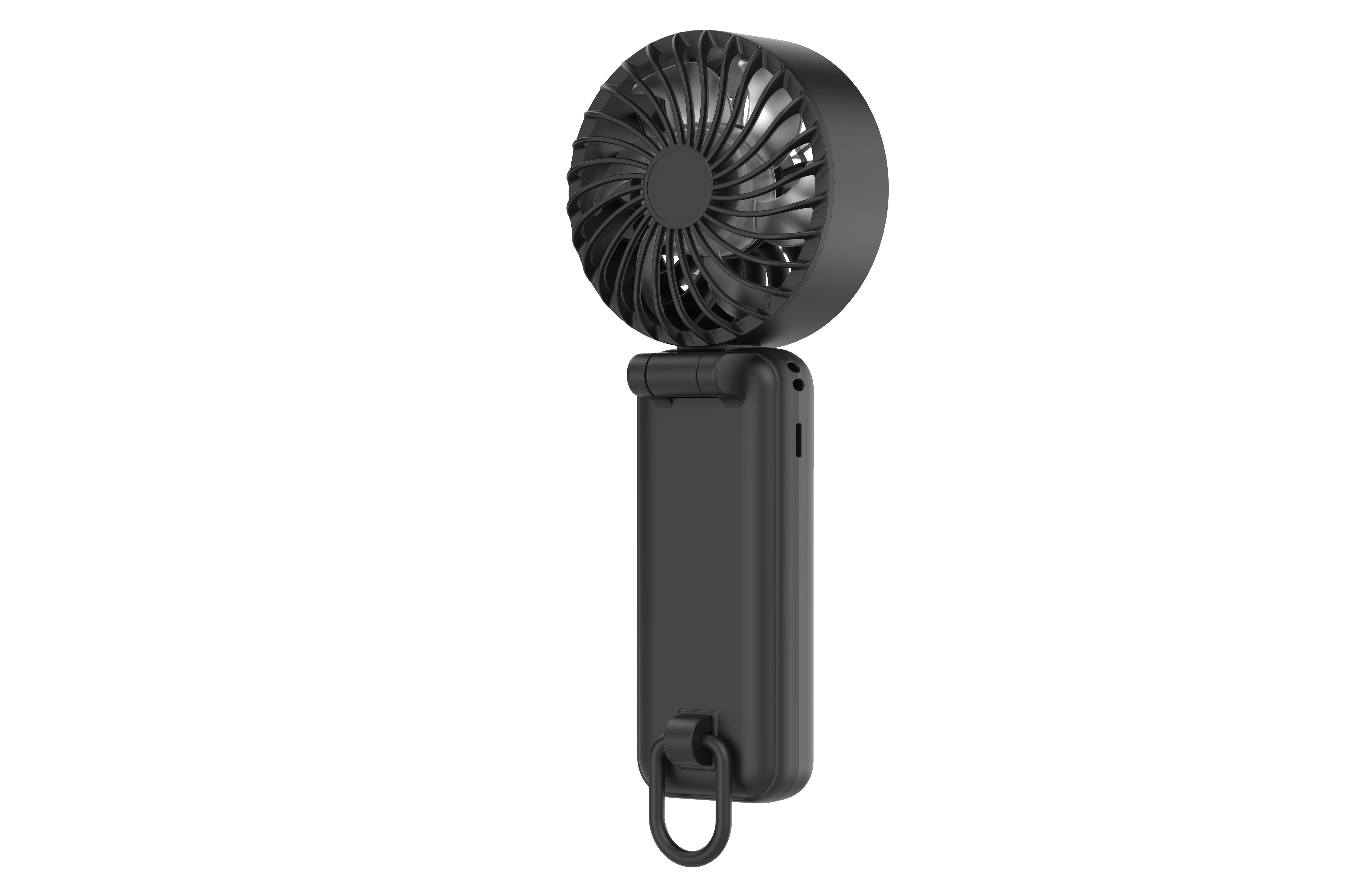 Portable Digital Display  Fan, Rechargeable USB Handheld Mini Cooling Fan